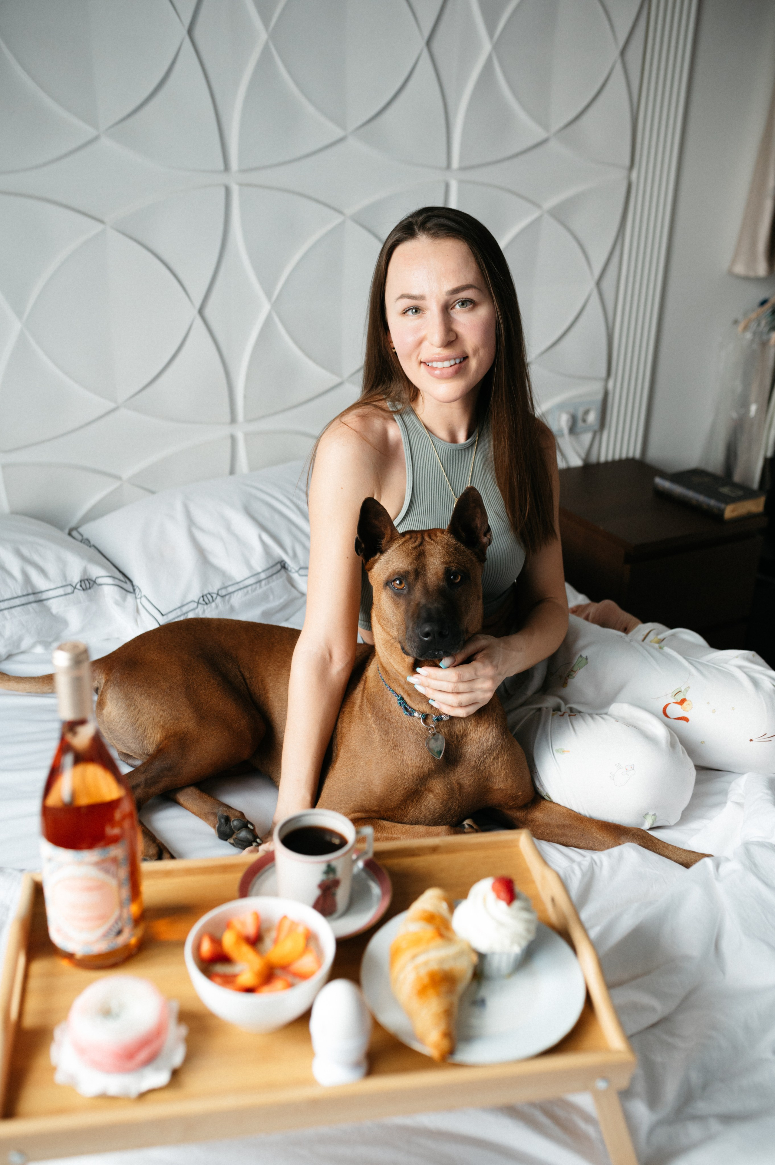Оксана и Зевс. Фотограф анималист в Москве Ольга Агушева