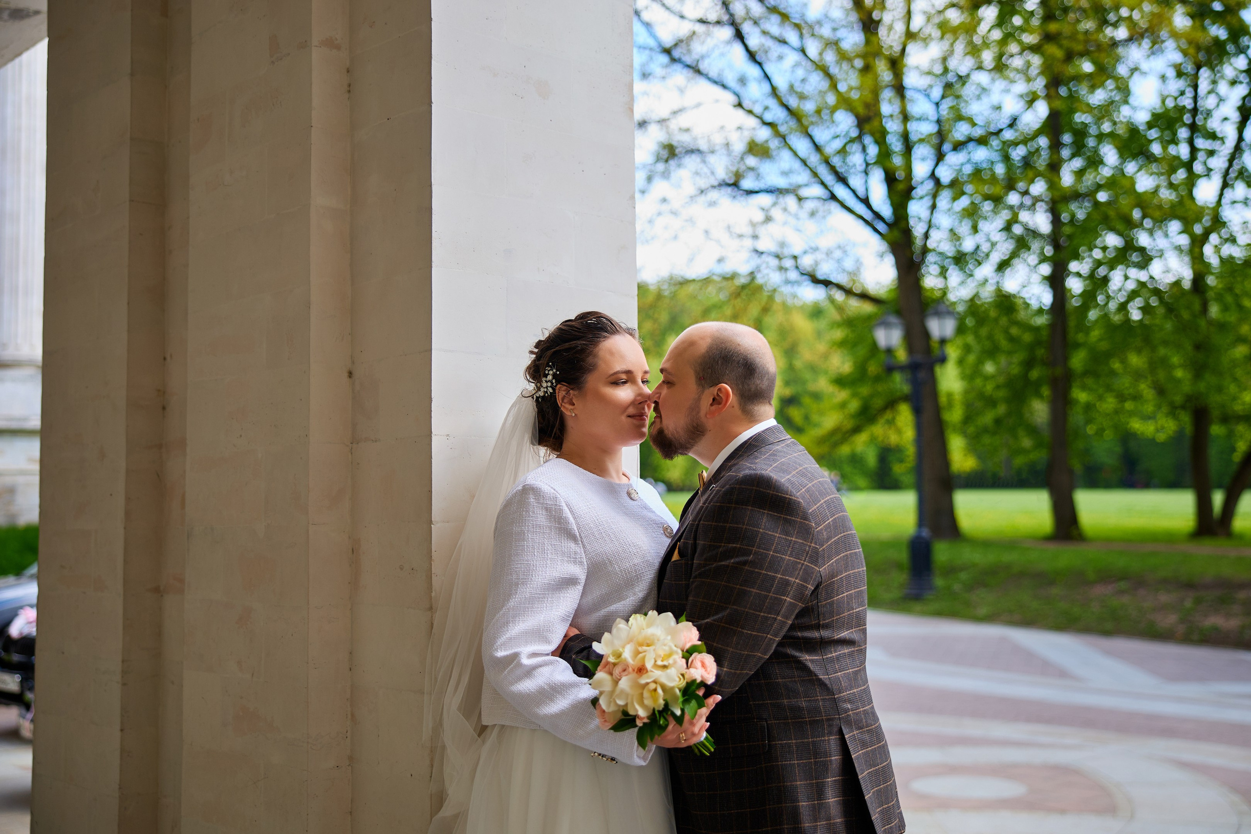 Свадебная фотосессия в Царицыно. Свадебный фотограф Сергей Колбинский