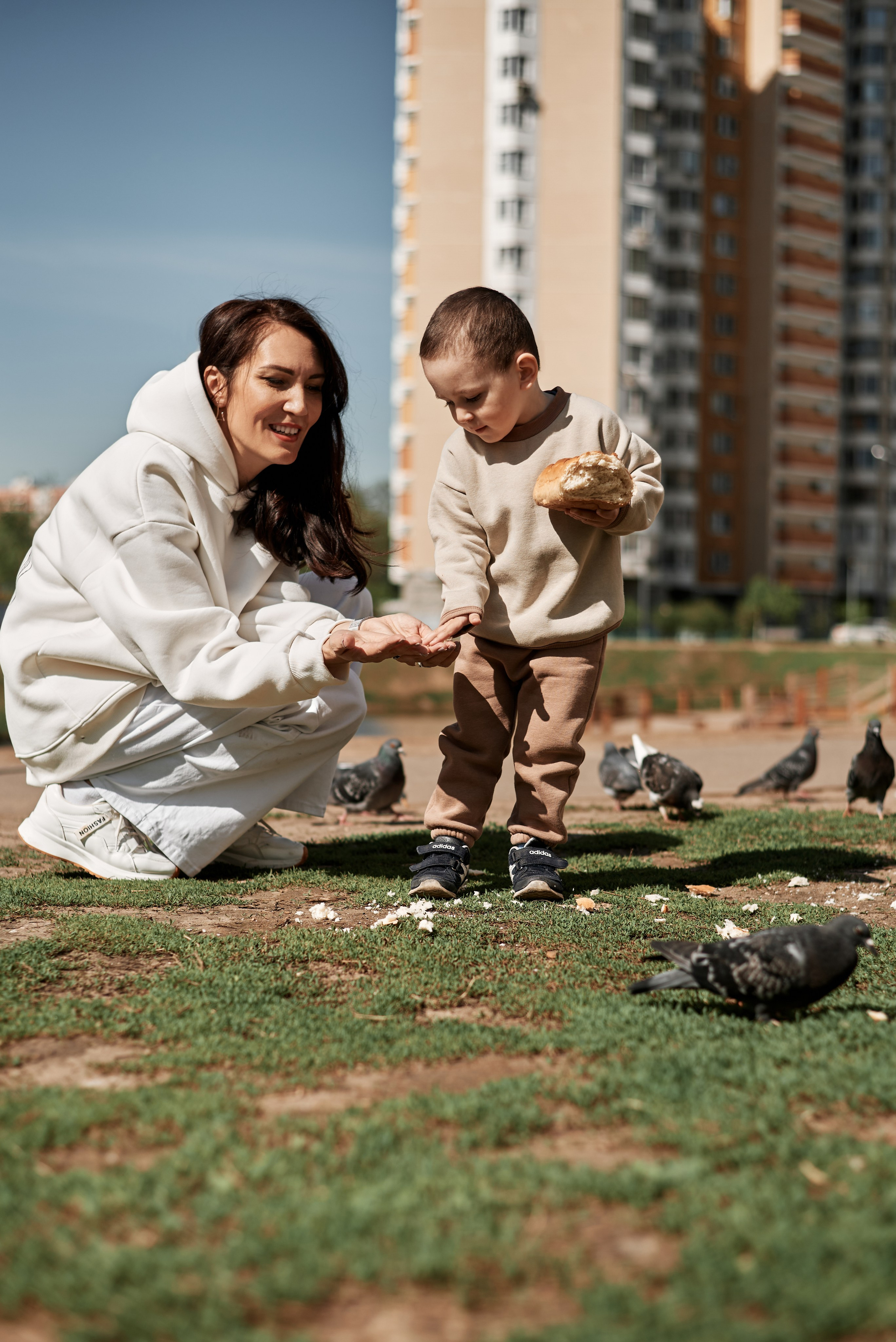 Фотопрогулка Луизы и Максима. Семейный фотограф в Железнодорожном Масаева Елена