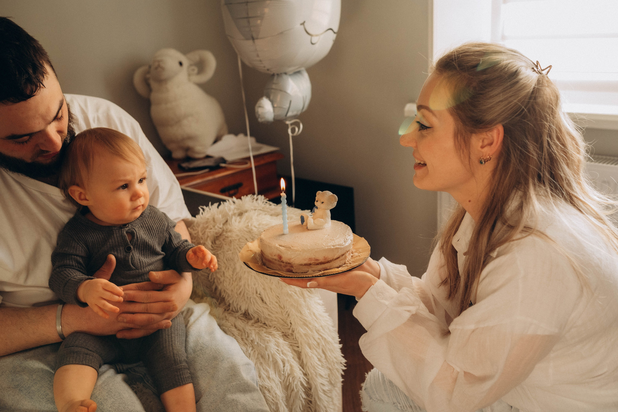 Домашняя фотосессия ко дню рождения малыша. Семейный фотограф в Железнодорожном Масаева Елена
