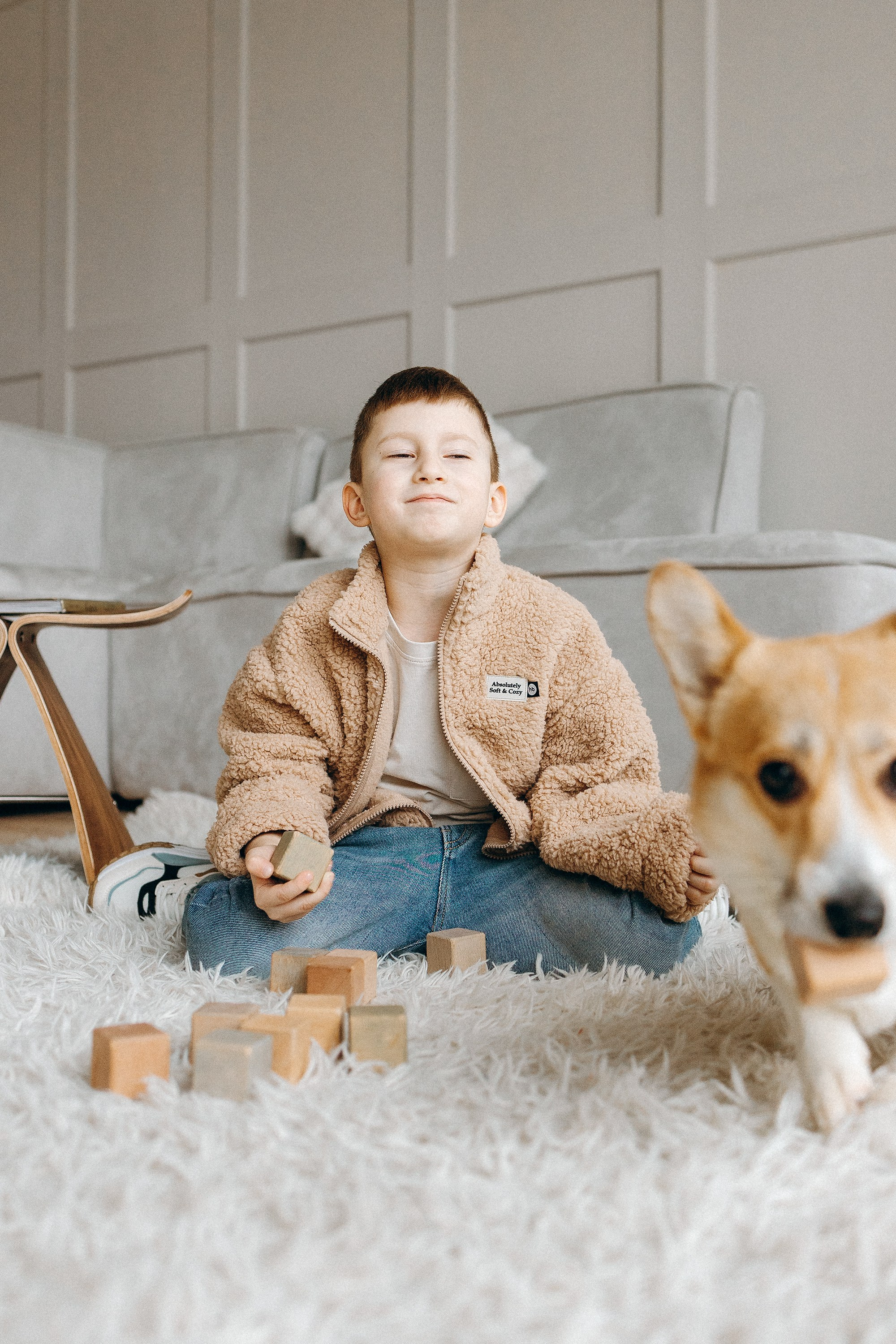 Семья с корги. Фотограф. Фотограф-анималист. Москва