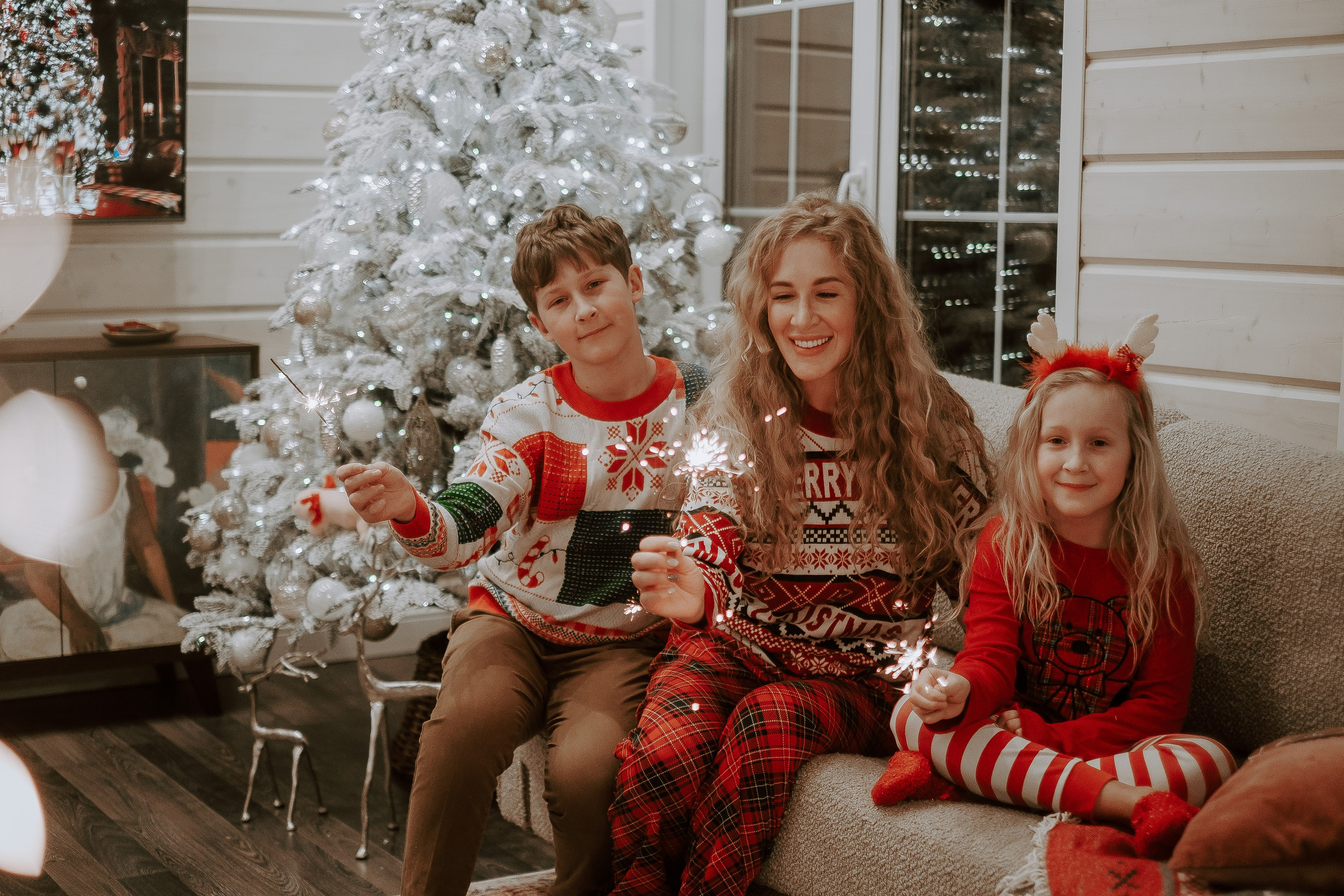 Семья в новый год. Фотограф Мария Хлебникова Санкт-Петербург Москва