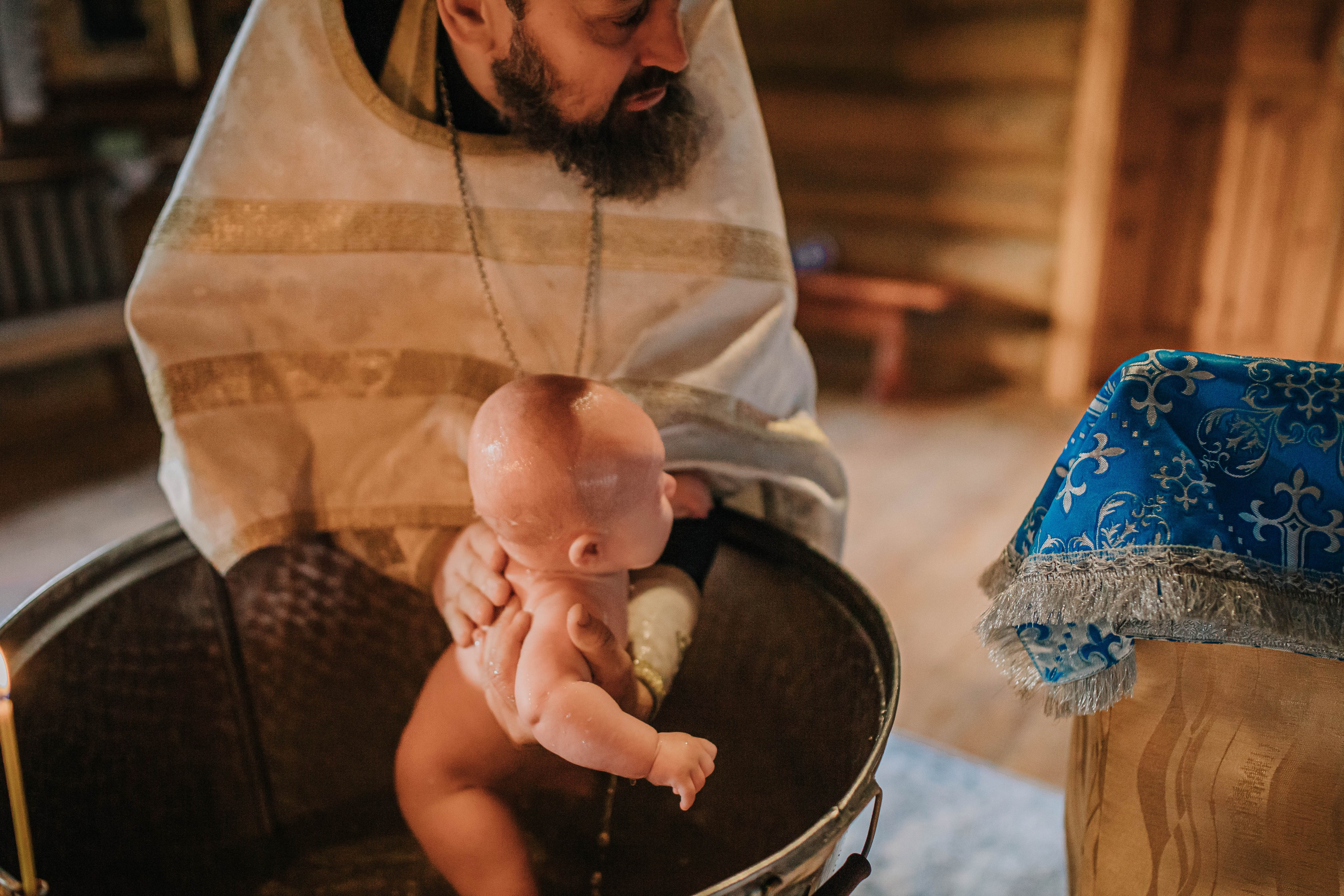 Крещение Дмитрия. Фотограф Дарья Маташкова