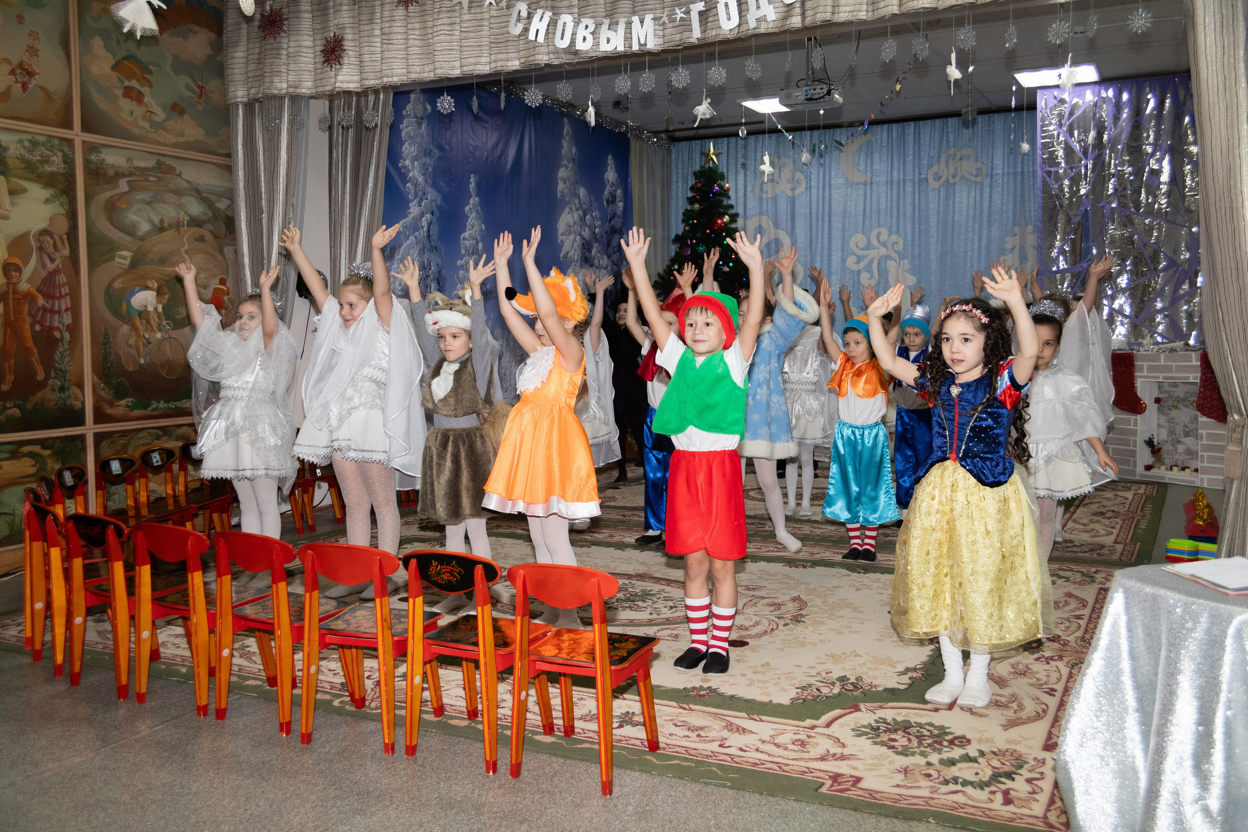 Новогодний утренник подготовительной группы. Индивидуальный и свадебный фотограф в Москве, Электростали и Туле Кадейкина Екатерина