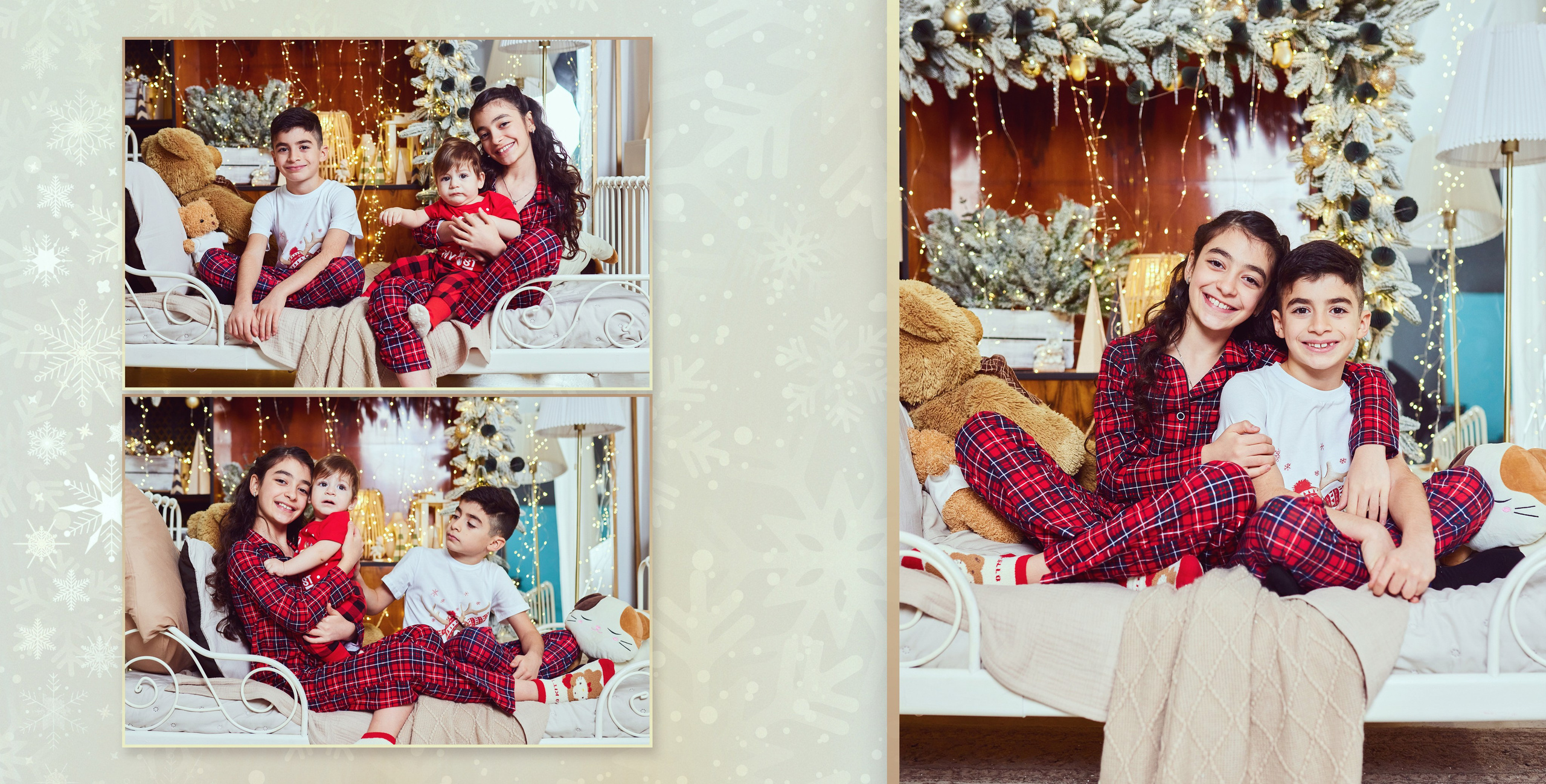 Красивая семья с тремя детками. Фотохудожник Наталия Кирсанова