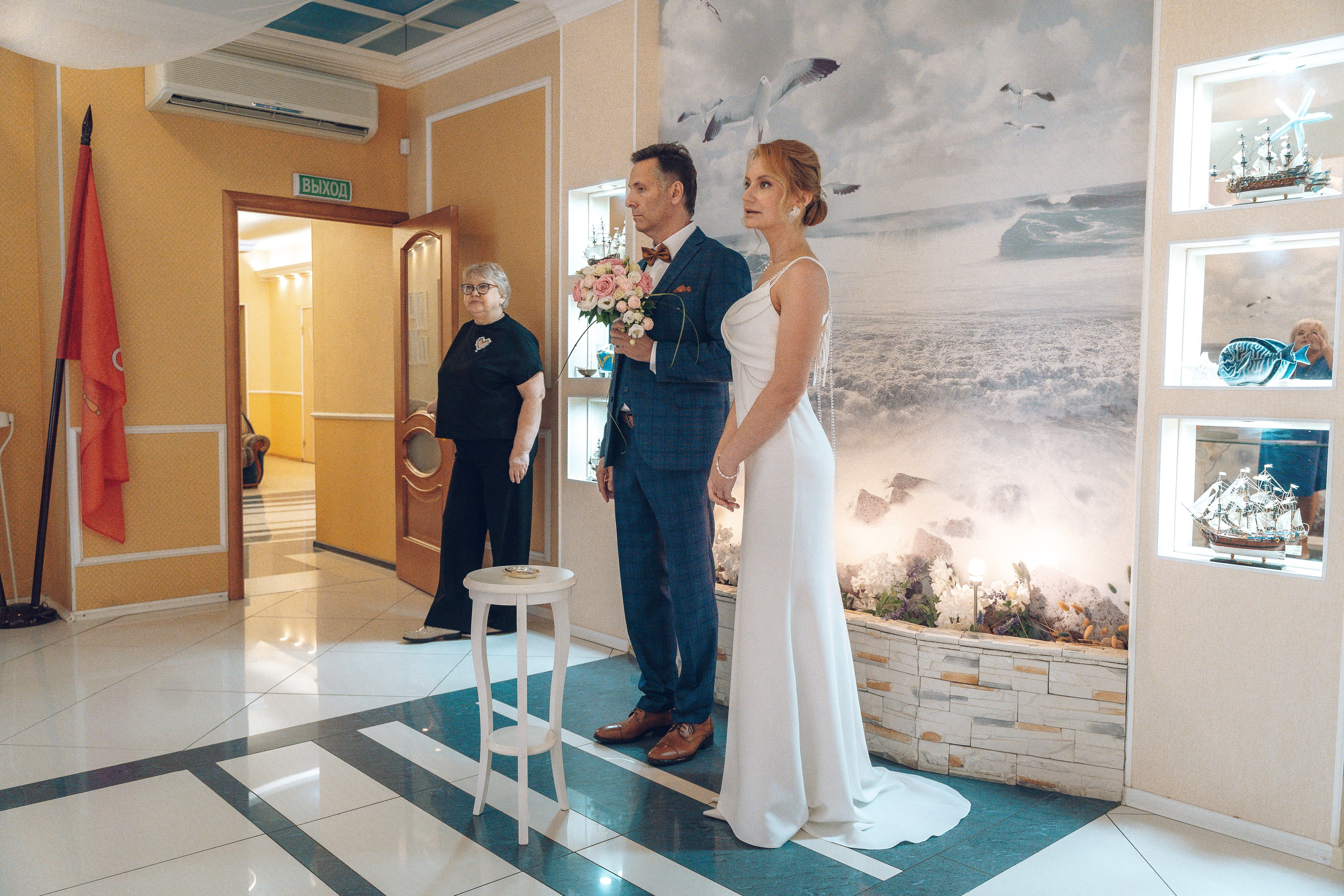 Игорь и Евгения в ЗАГСе Крондштатского района г. Санкт-Петербург. Professional photoartist in St. Petersburg (wedding, reportage, portrait, model book, love story) Alexander Shvedov