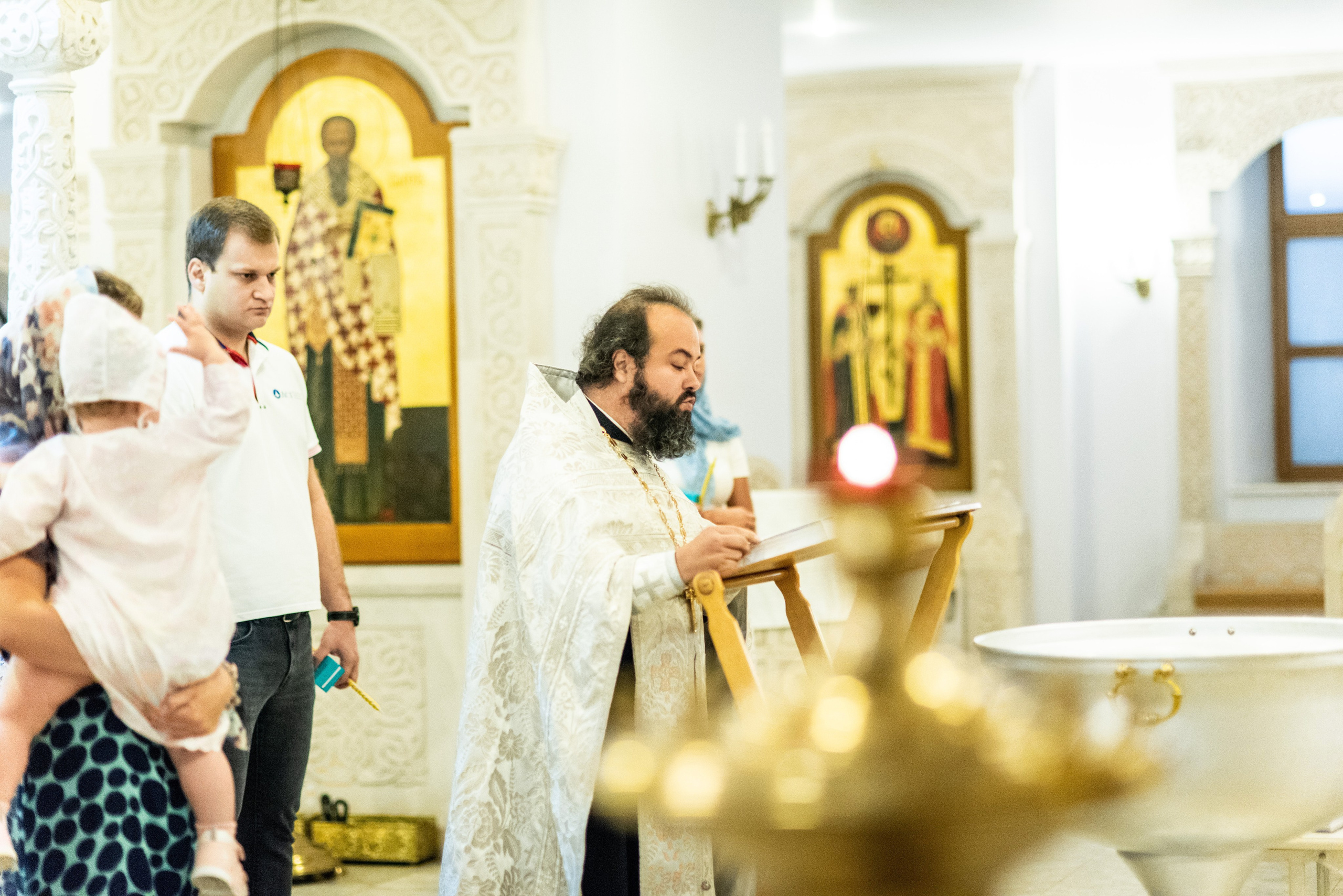 Крещении Ксении. Фотограф Юлия Попова