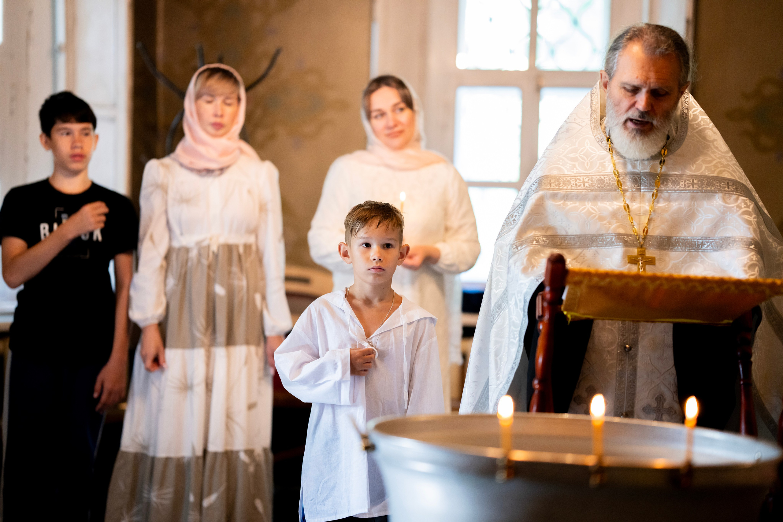 Крещение Даниила. Фотограф Юлия Попова