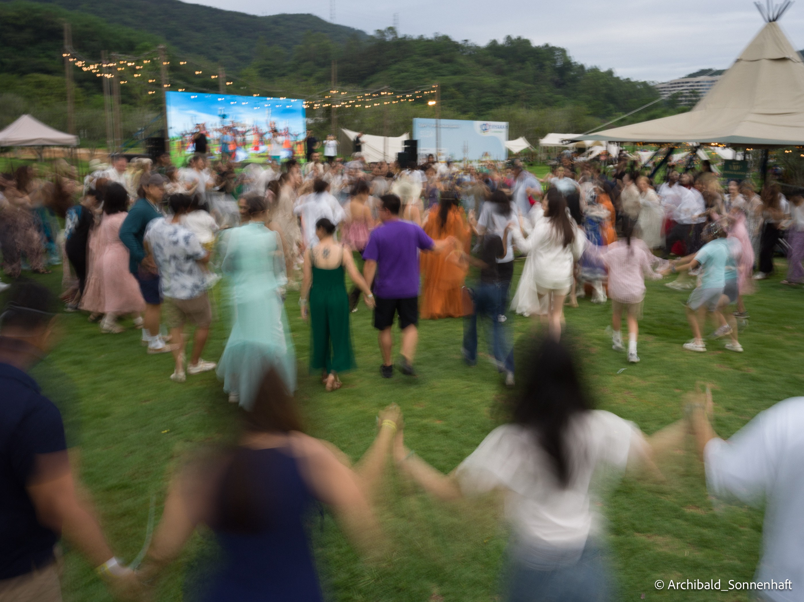 Yakuts festival of rebirth of nature after a hard winter. Photographer in Guangzhou, China. Archibald Sonnenhaft