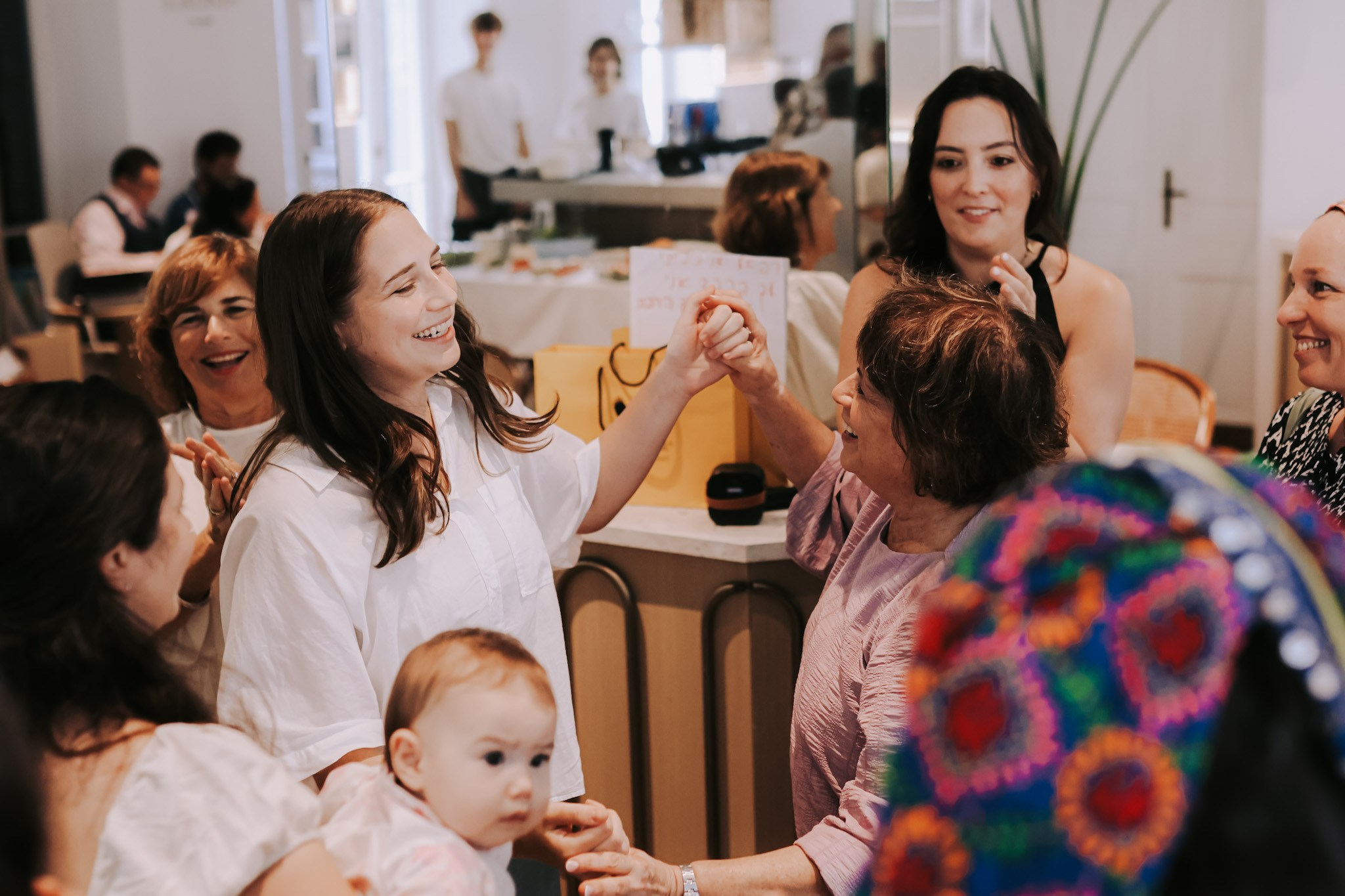 Baby celebration, September 2025. Photographer in Israel Alice Milchin
