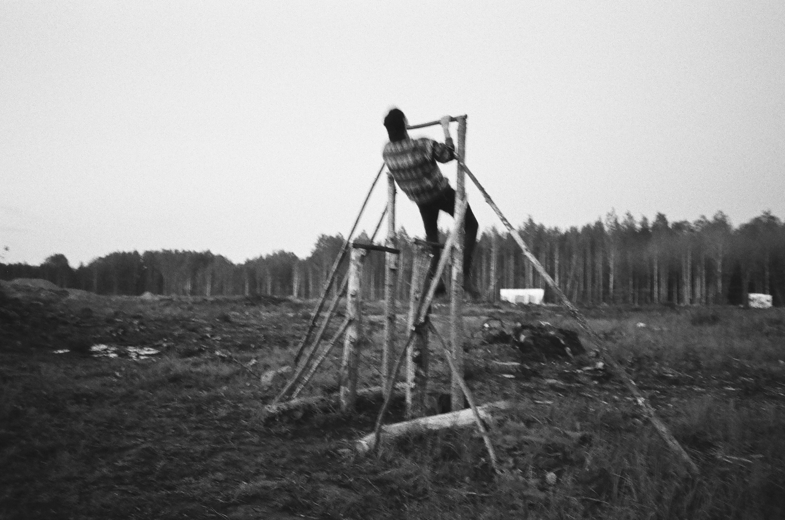 Shiyes (Arkhangelsk region), July 2019. Protesters’ camp against the construction of a landfill site