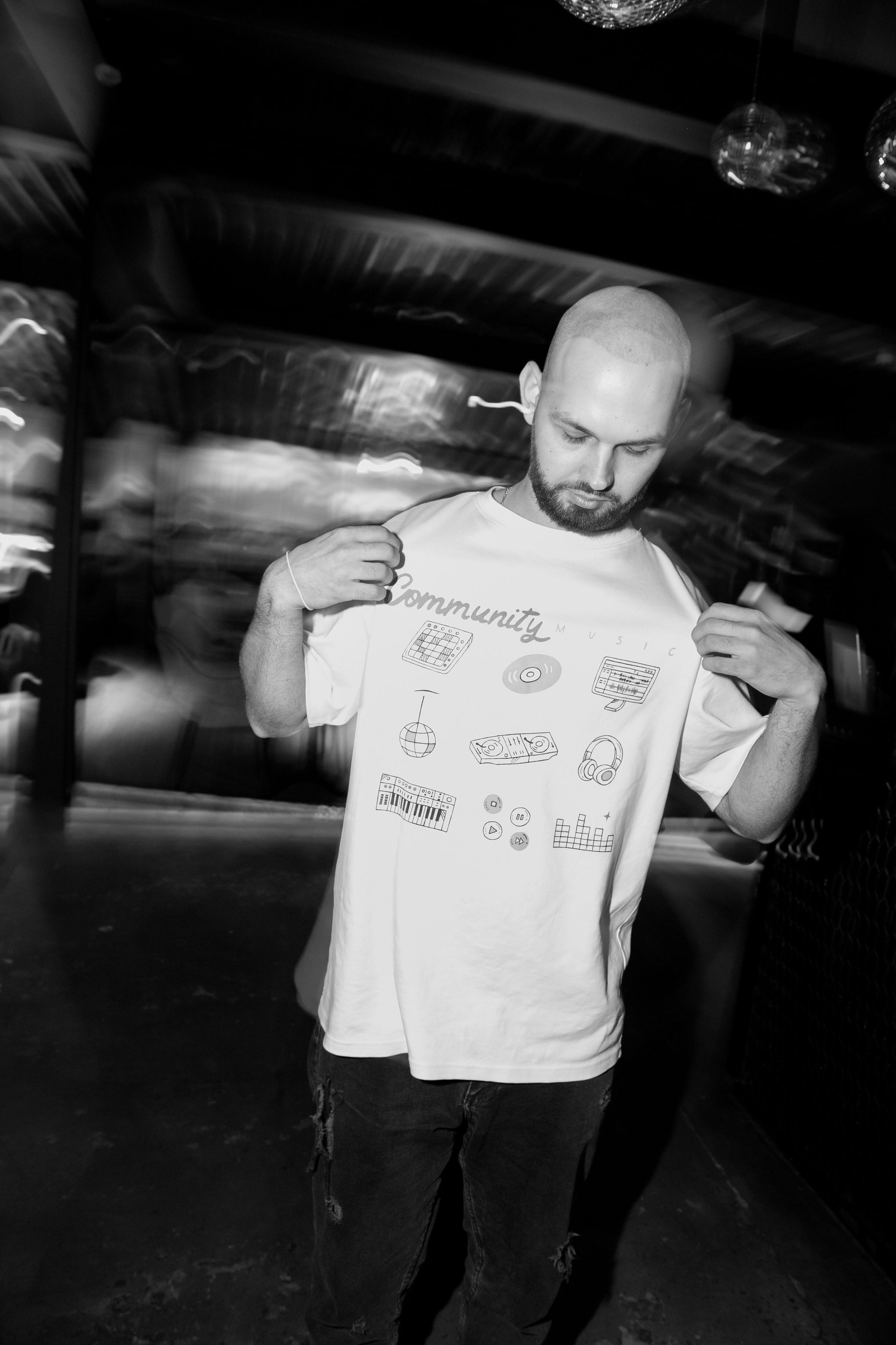 Презентация мерча Community music. Фотограф Аникеева Алина, Рязань/Москва