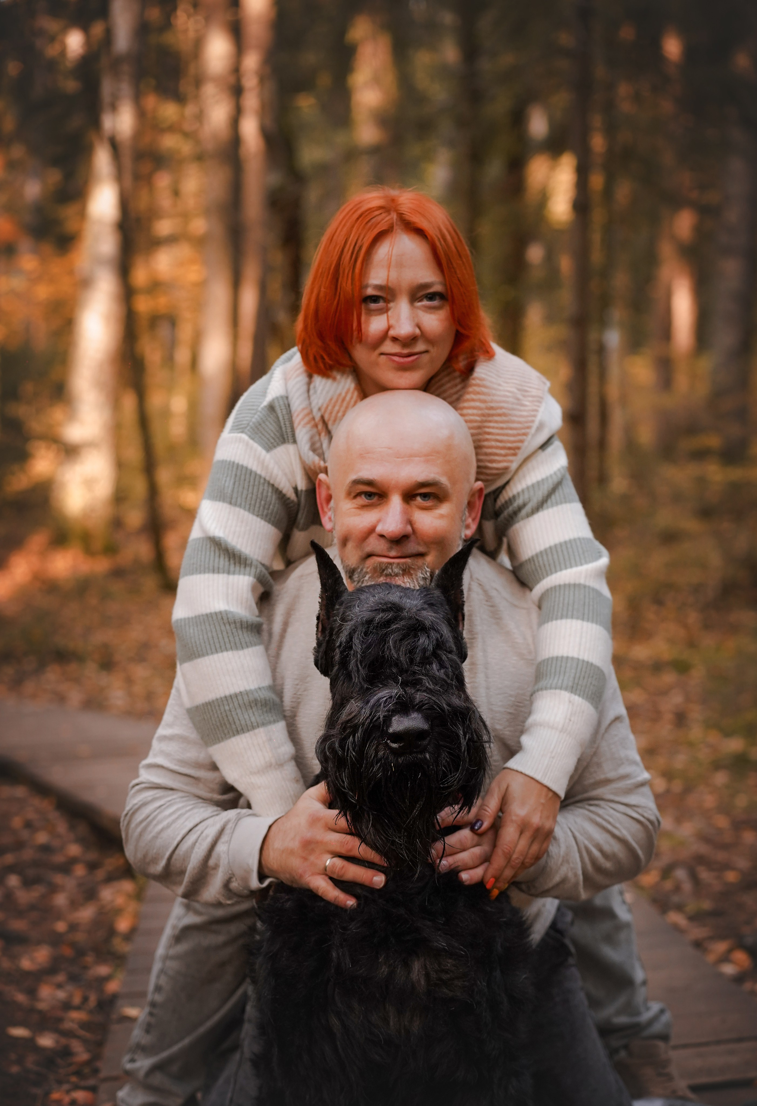 Оля Миша и шнауцеры. Фотограф-анималист в Санкт-Петербурге Яна Мартынова