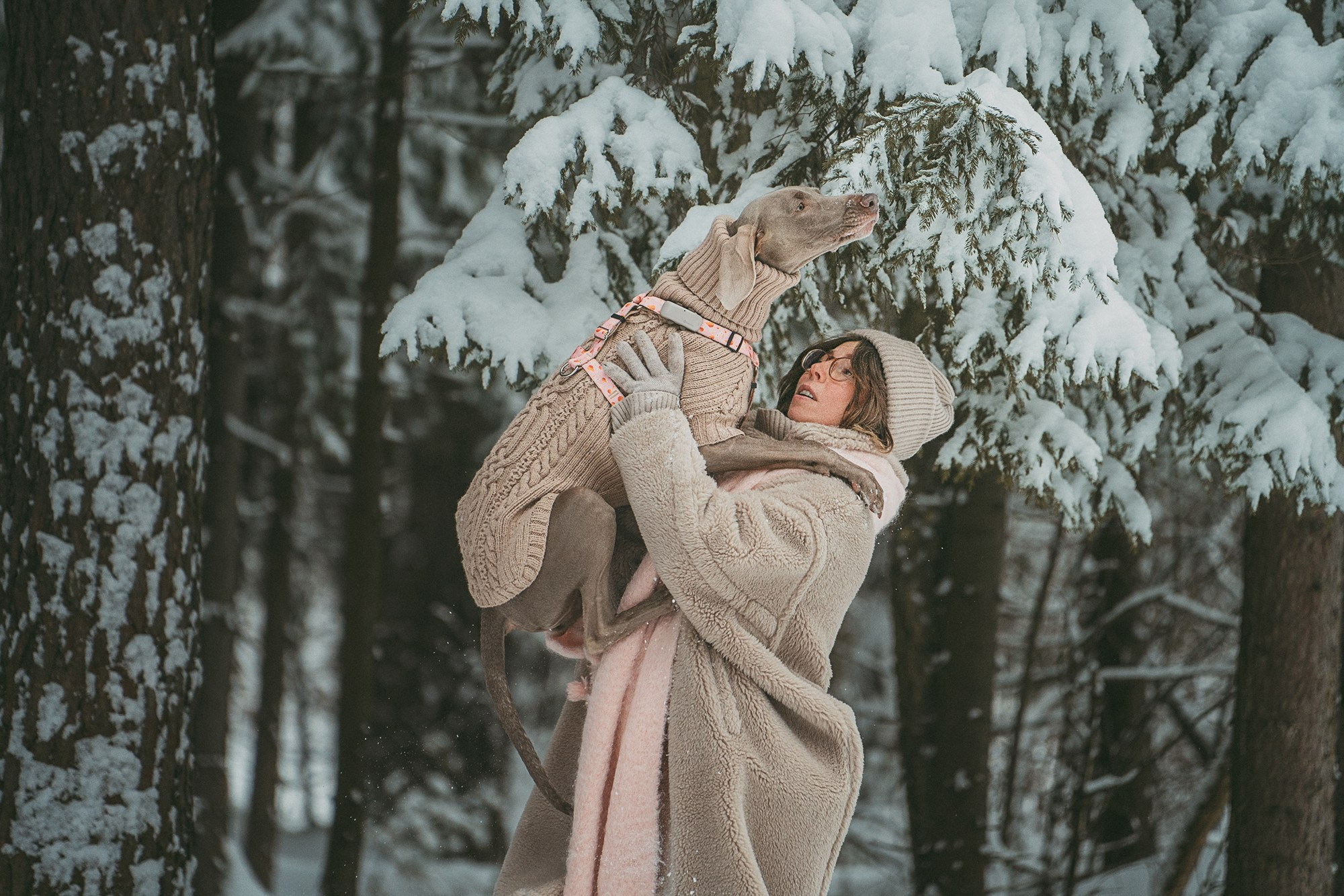 Лена и Фанни. Фотограф анималист в Москве и Санкт-Петербурге Свиридова Анна