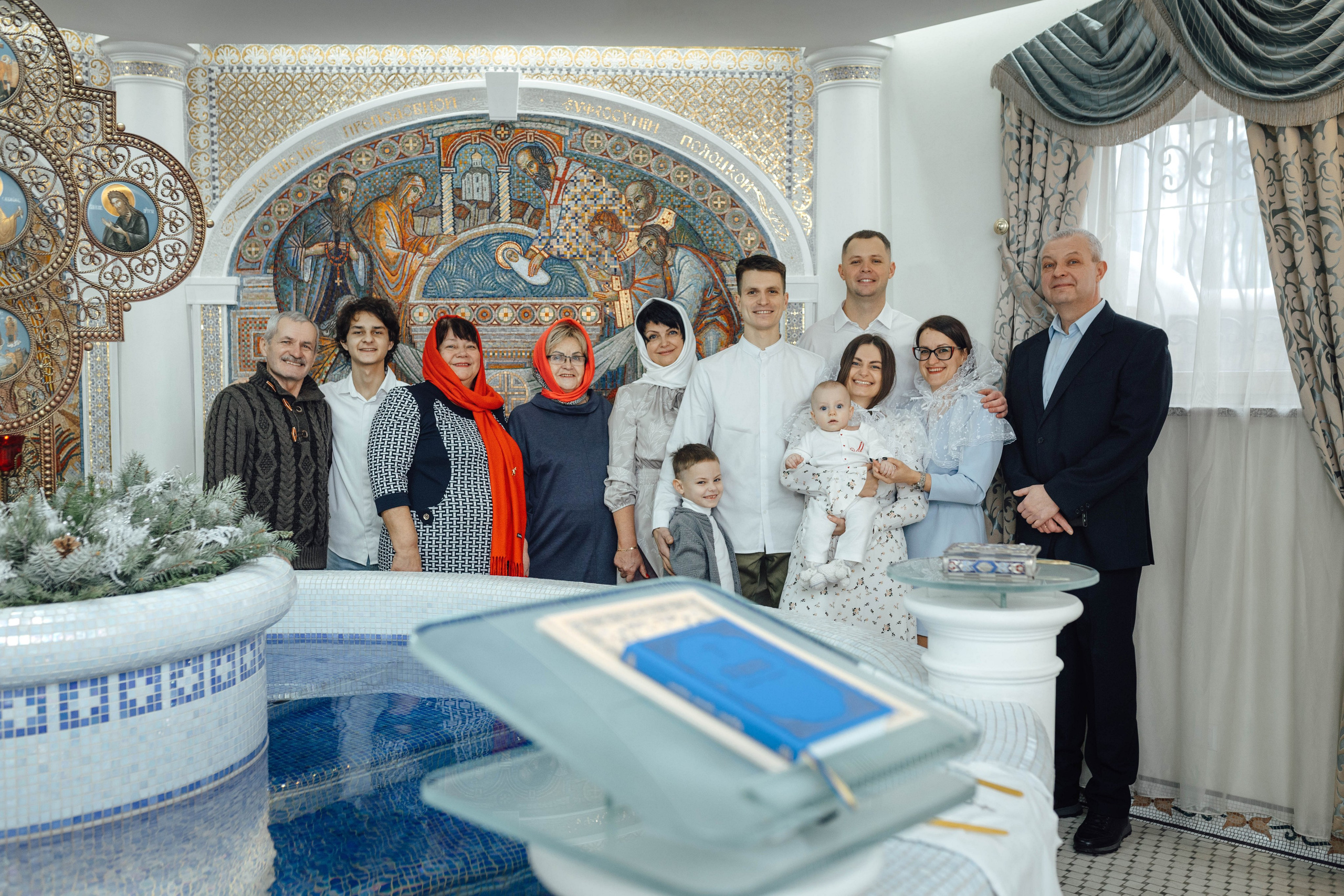 Крещение Матвея, храм Святой Троицы, декабрь 2025