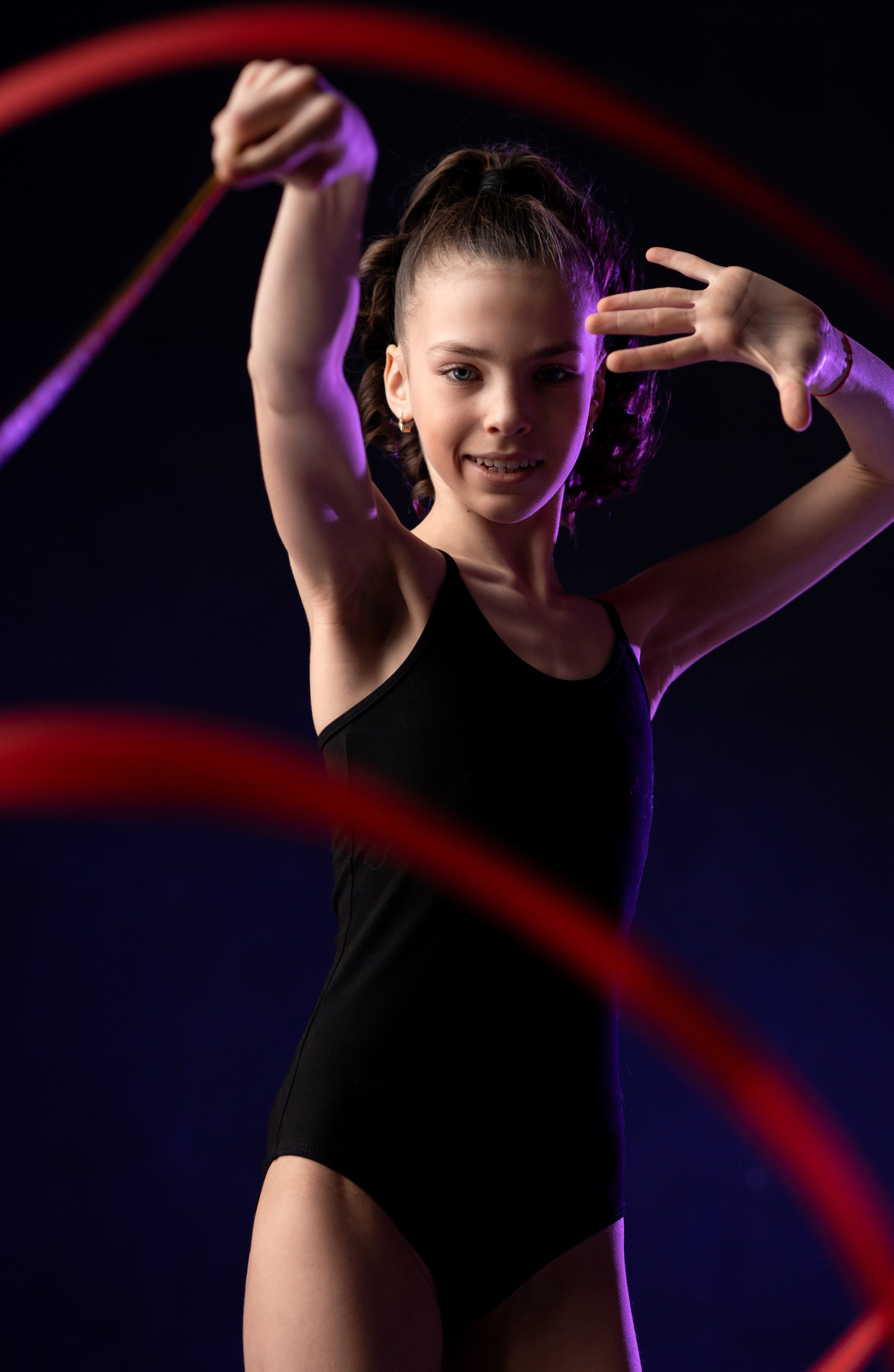 Вероника в Дарк Студио. Февраль 2024. Спортивный фотограф в Туле и Тульской области. Файсханова Фото Спорт