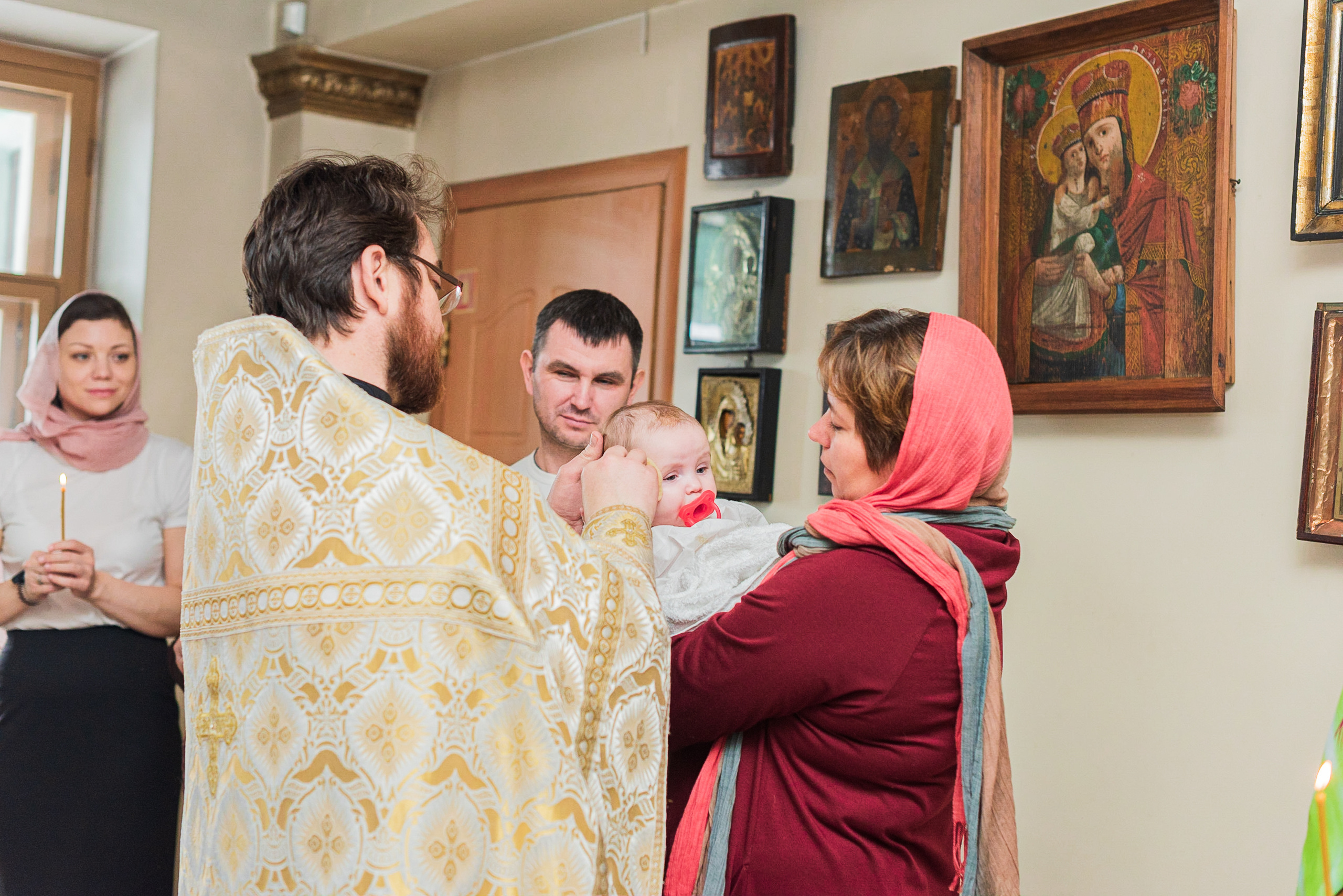 Крещение Вари. Семейный и свадебный фотограф во Владивостоке