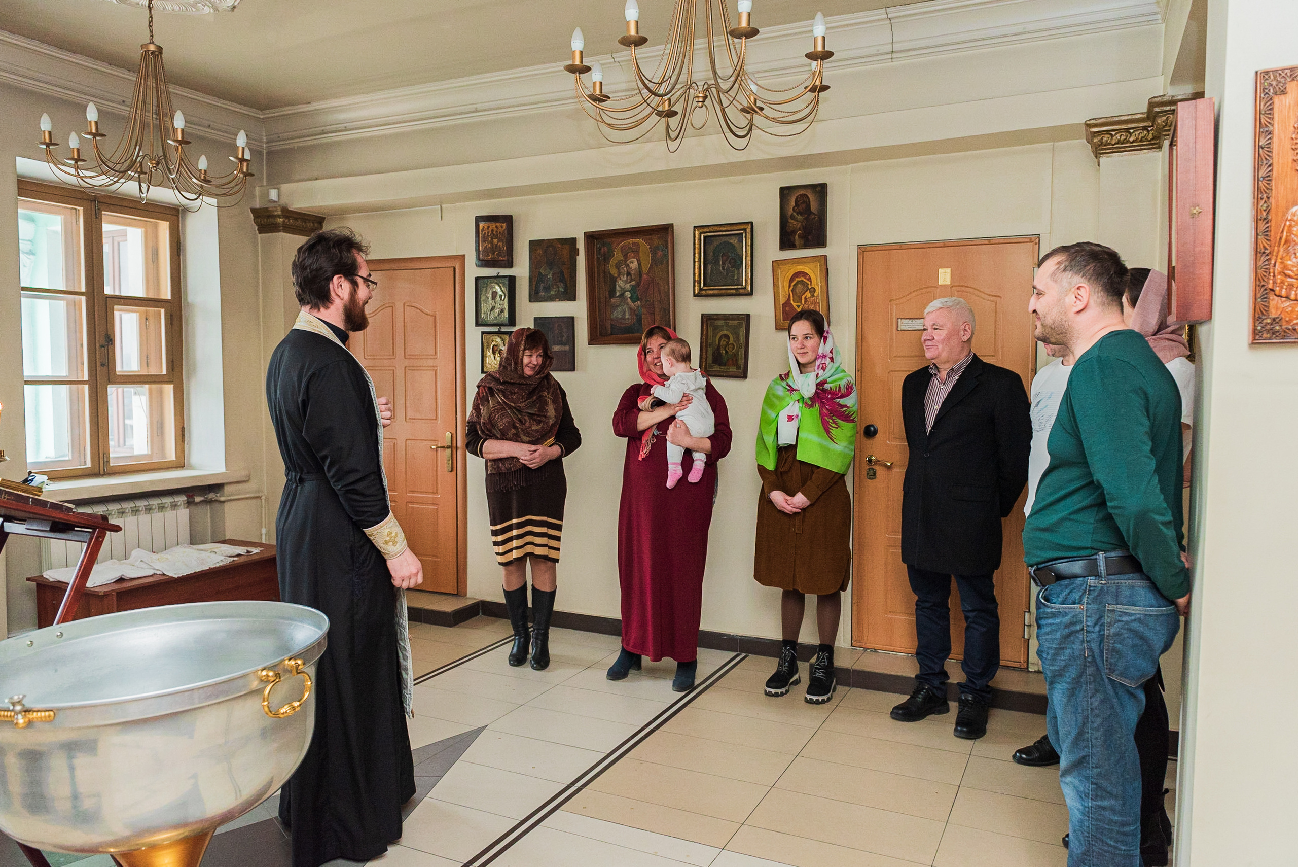 Крещение Вари. Семейный и свадебный фотограф во Владивостоке