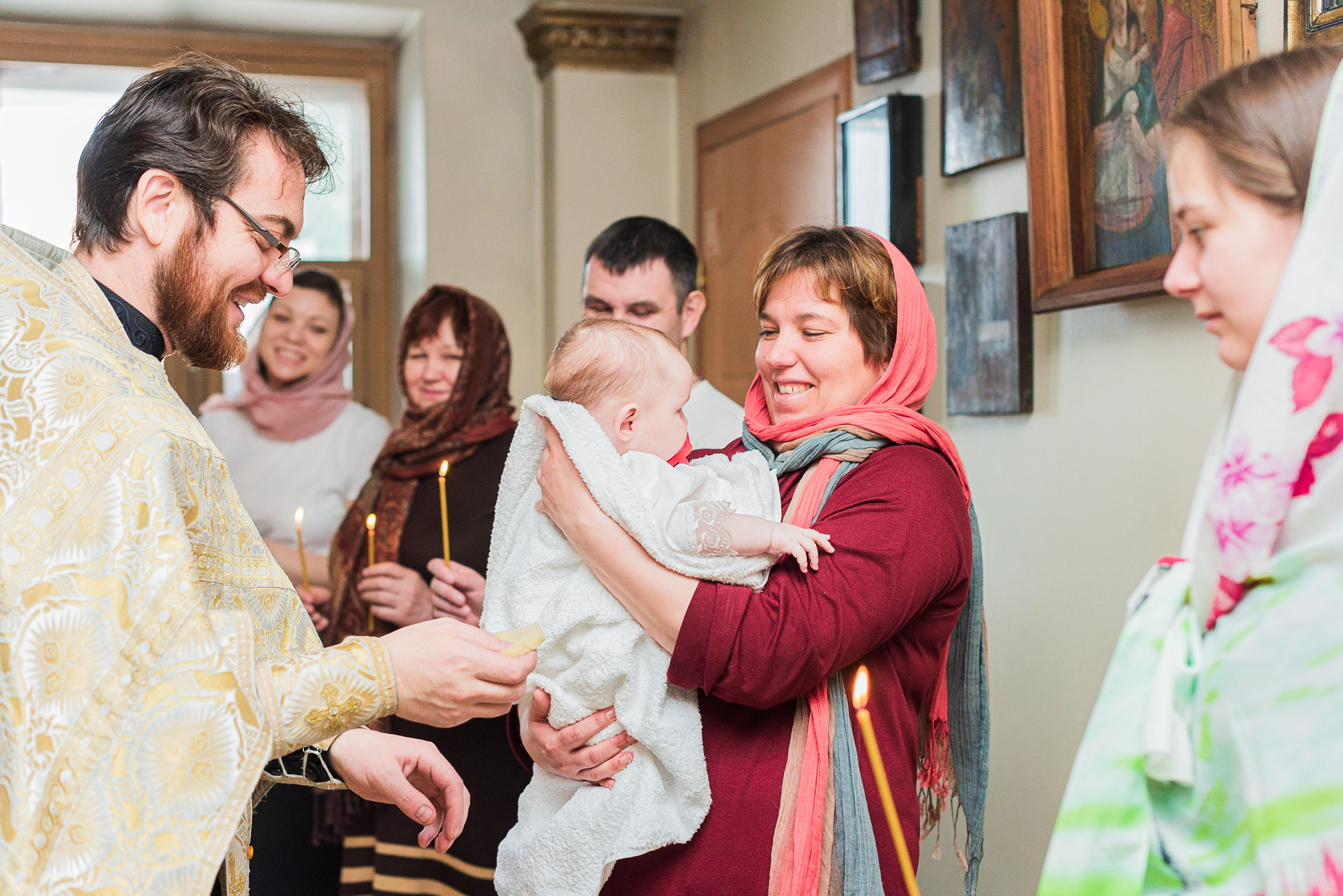 Крещение Вари. Семейный и свадебный фотограф во Владивостоке