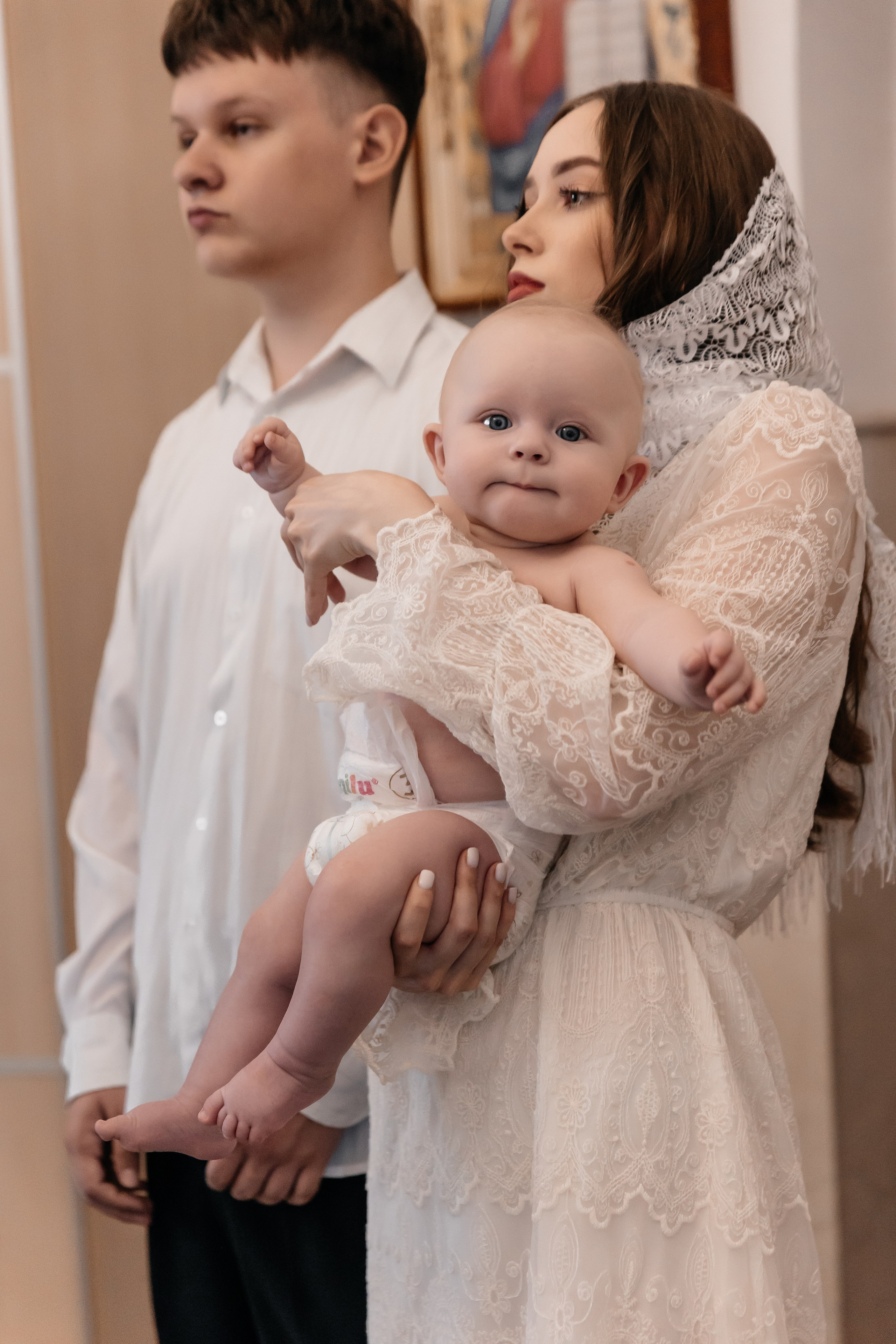 Крещение Адель. Семейный фотограф Минск Усова Ольга