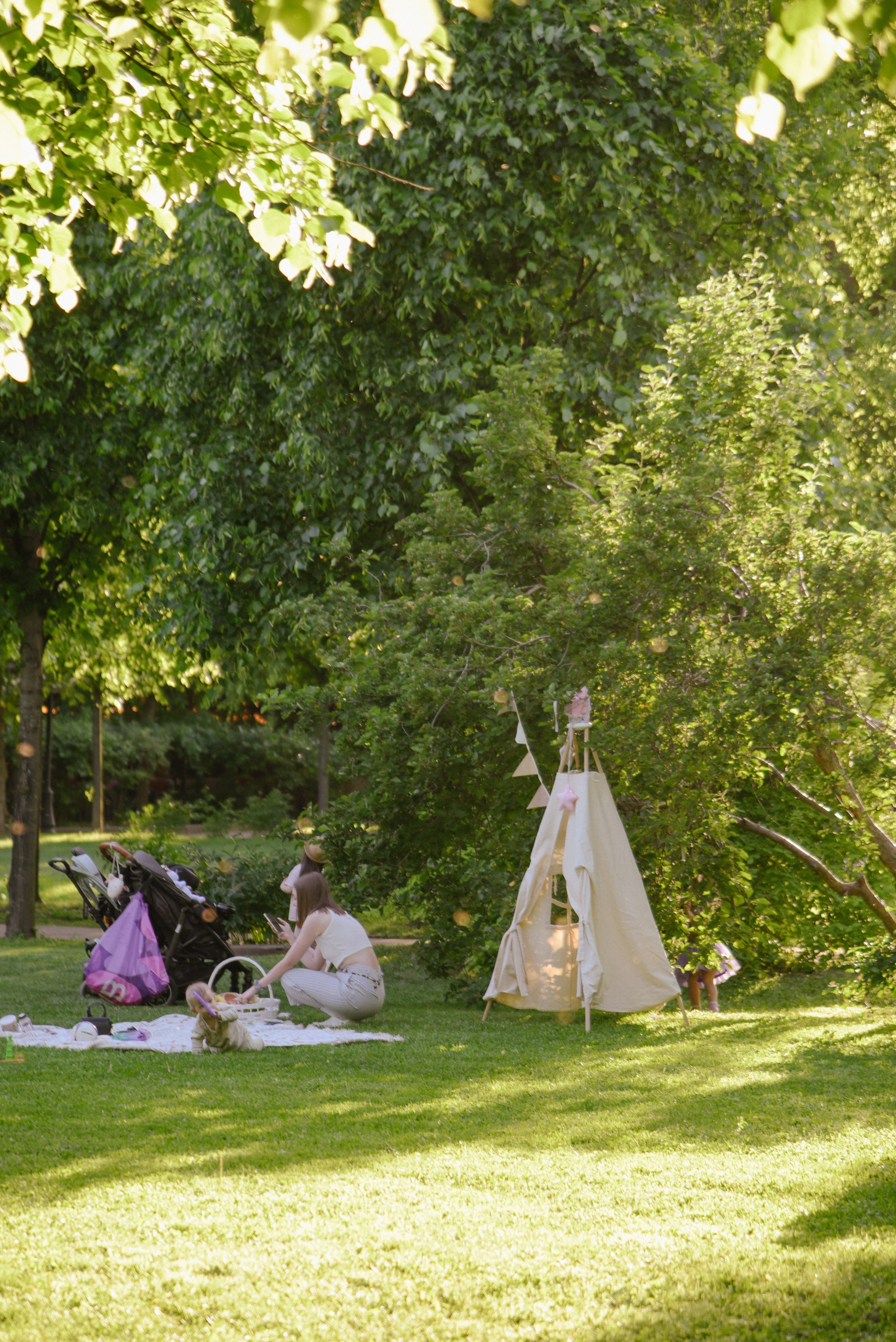 Мамский пикник. Фотограф Лола Волна, город Москва