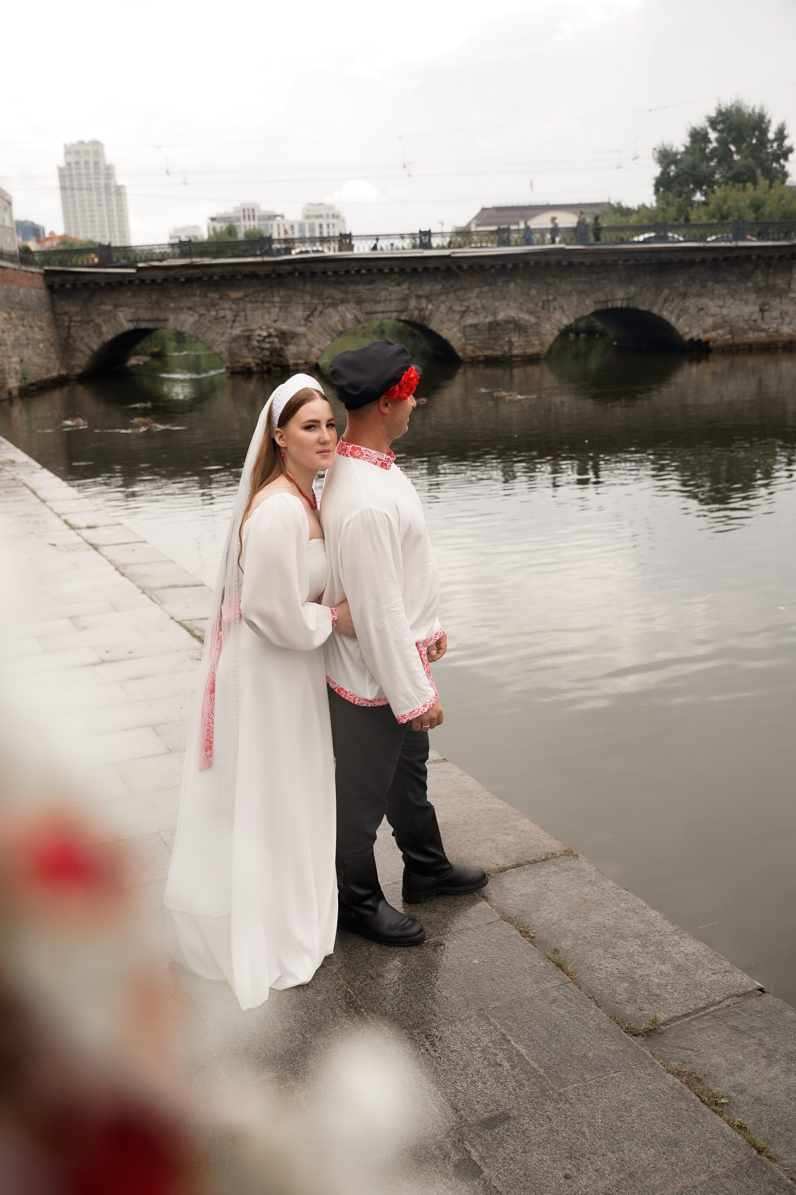 Свадебная фотосессия в русском стиле