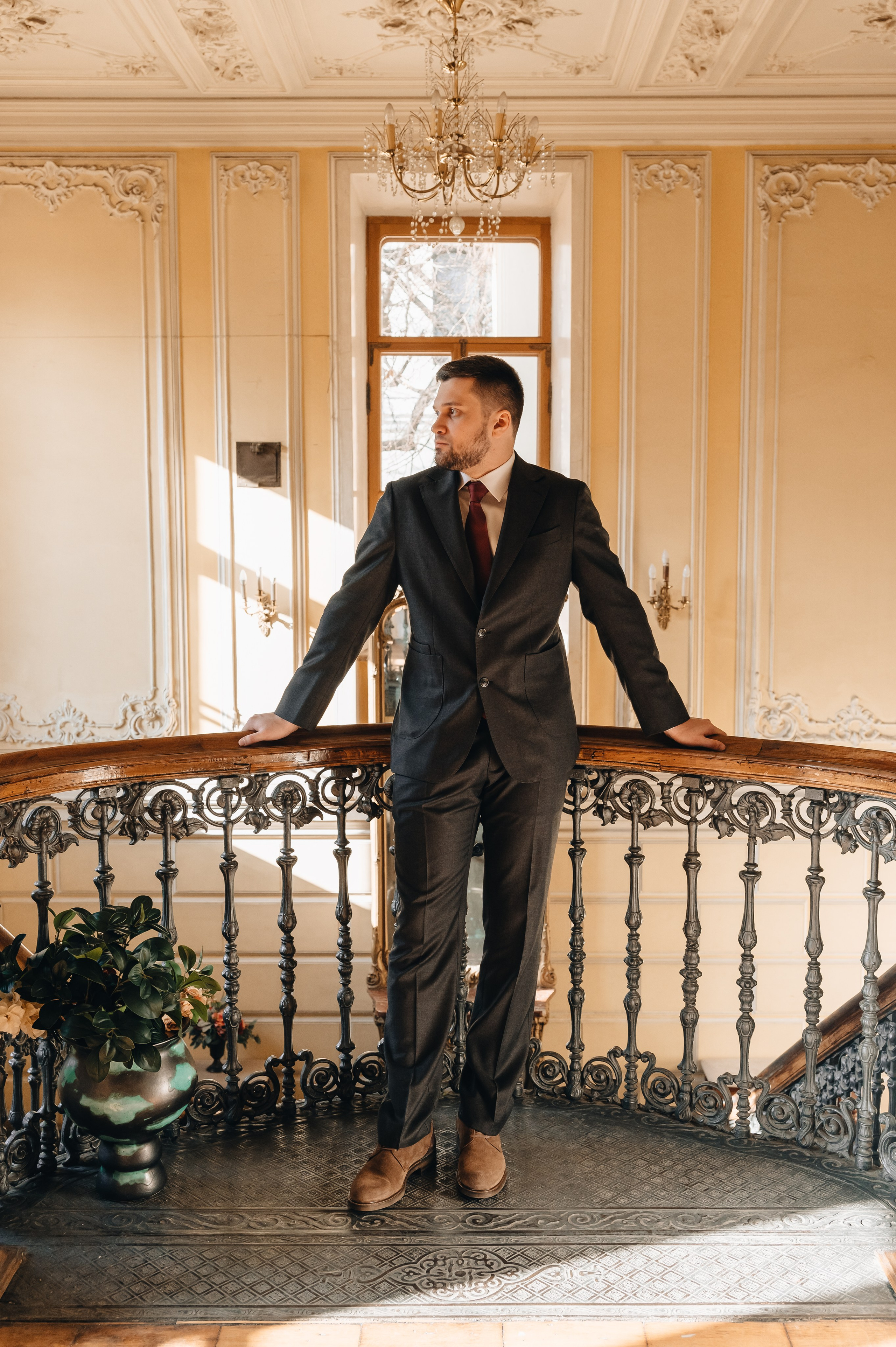 Свадебная фотосессия в библиотеке им. Пушкина. Портретный фотограф Москва Светлана Кашура