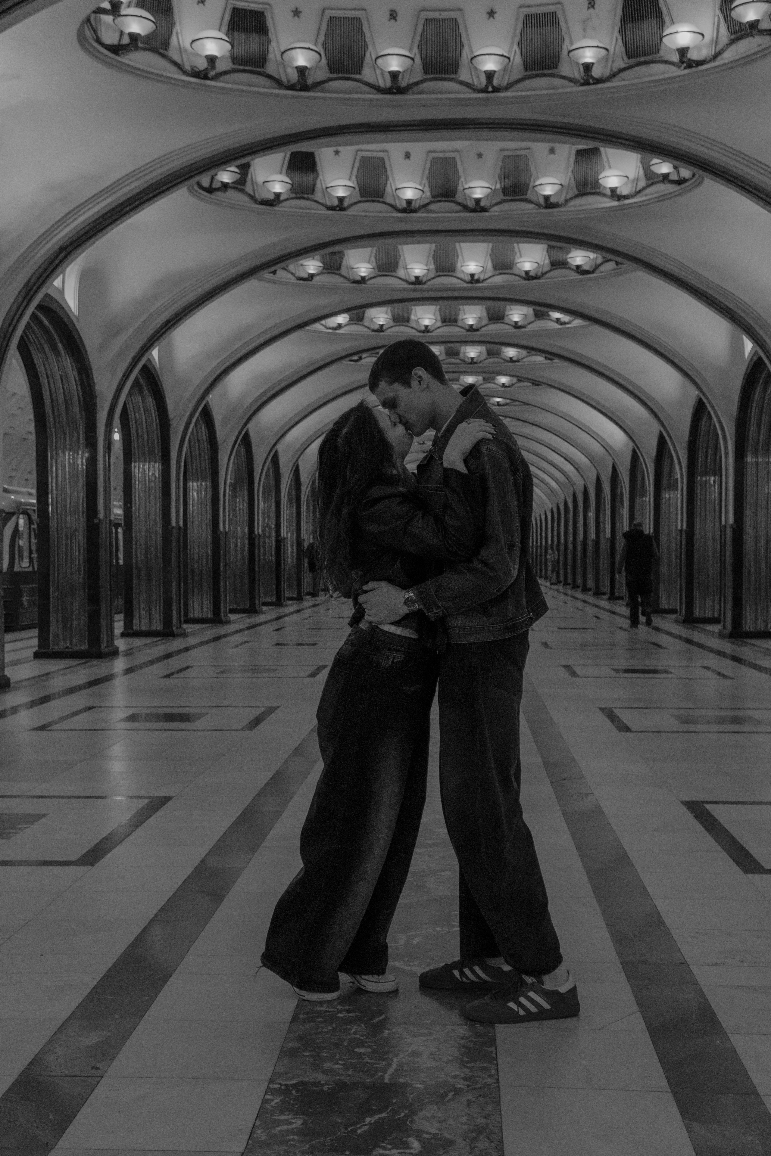Love story в метро. Фотограф в Москве и Домодедово Кристина Лоскутова