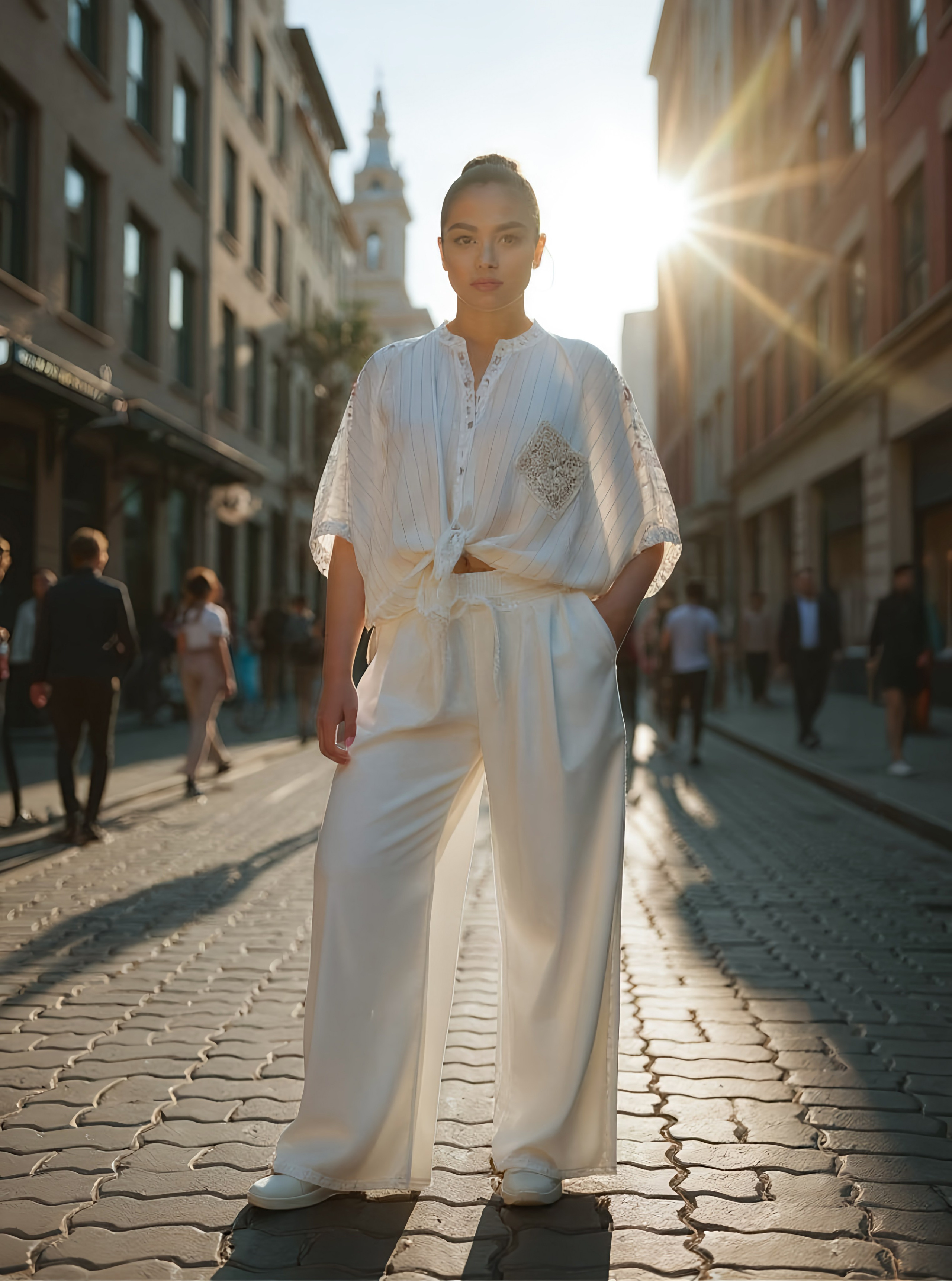 Stella Milani x AI model. Elizabeth Marriott