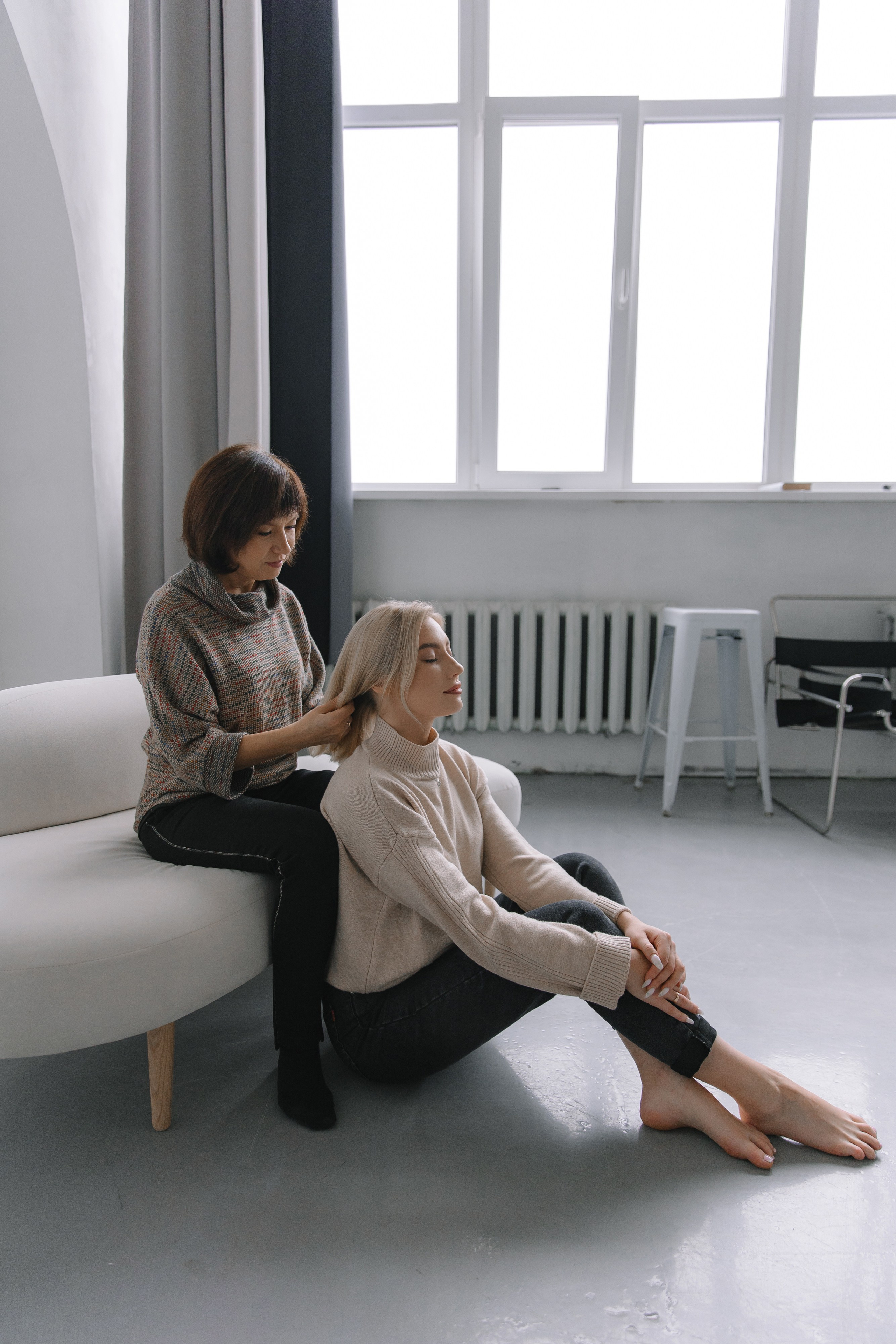 С мамой хорошо, в любом возрасте. Фотограф Елена Краснопевцева