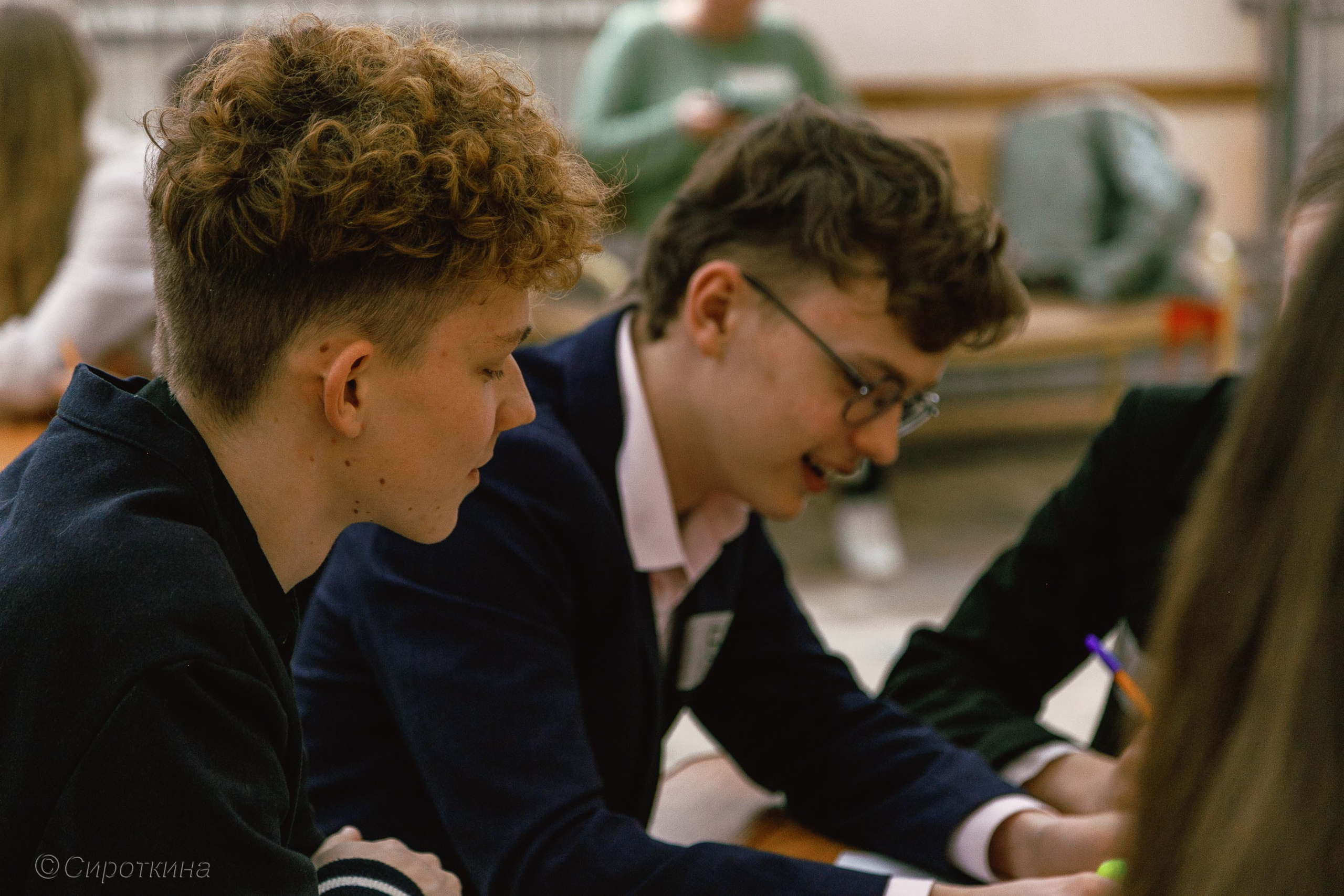 Встреча со школьниками города Починок