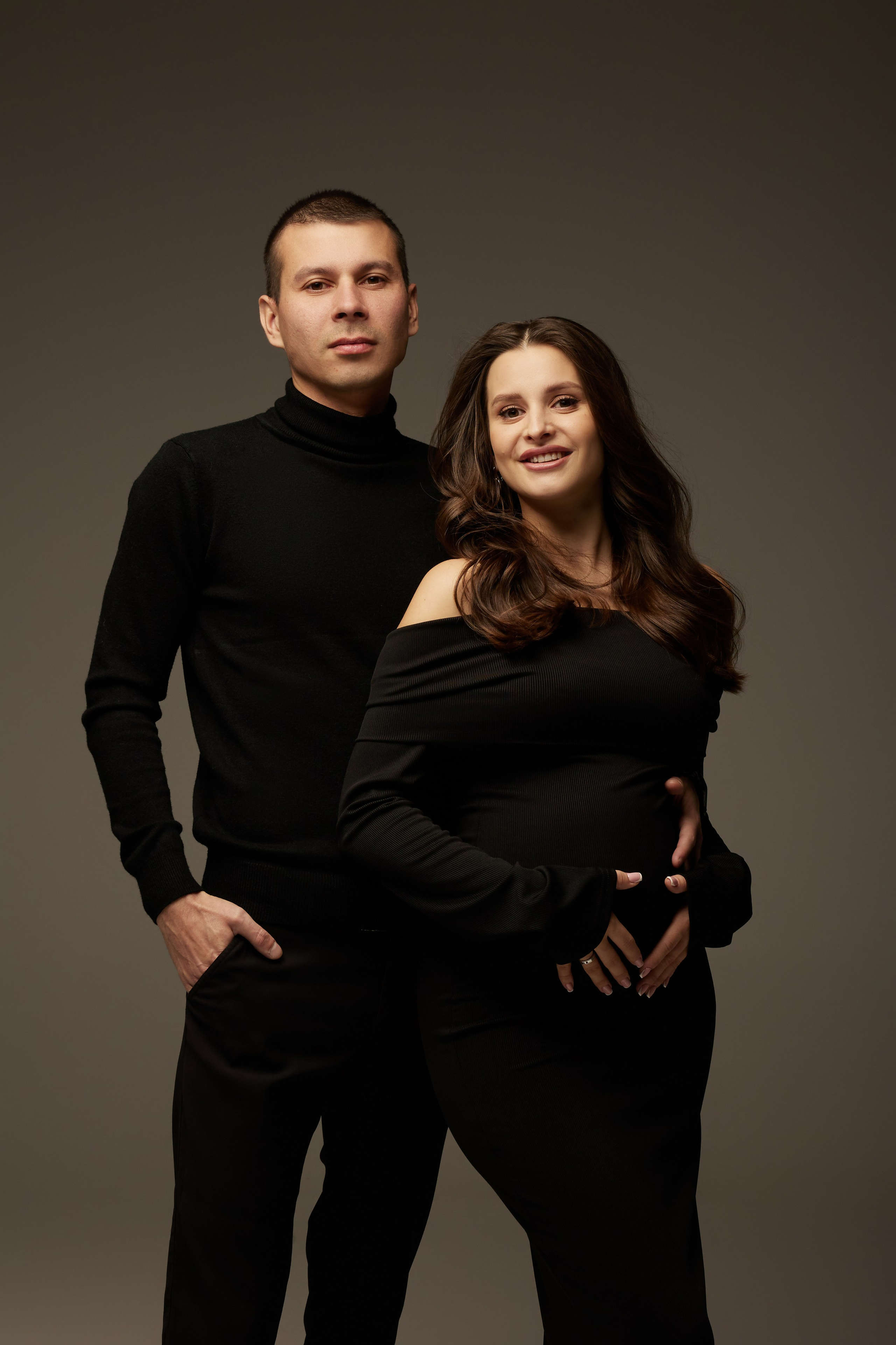 Дарья с мужем. Семейный фотограф и фотограф беременности во Владивостоке