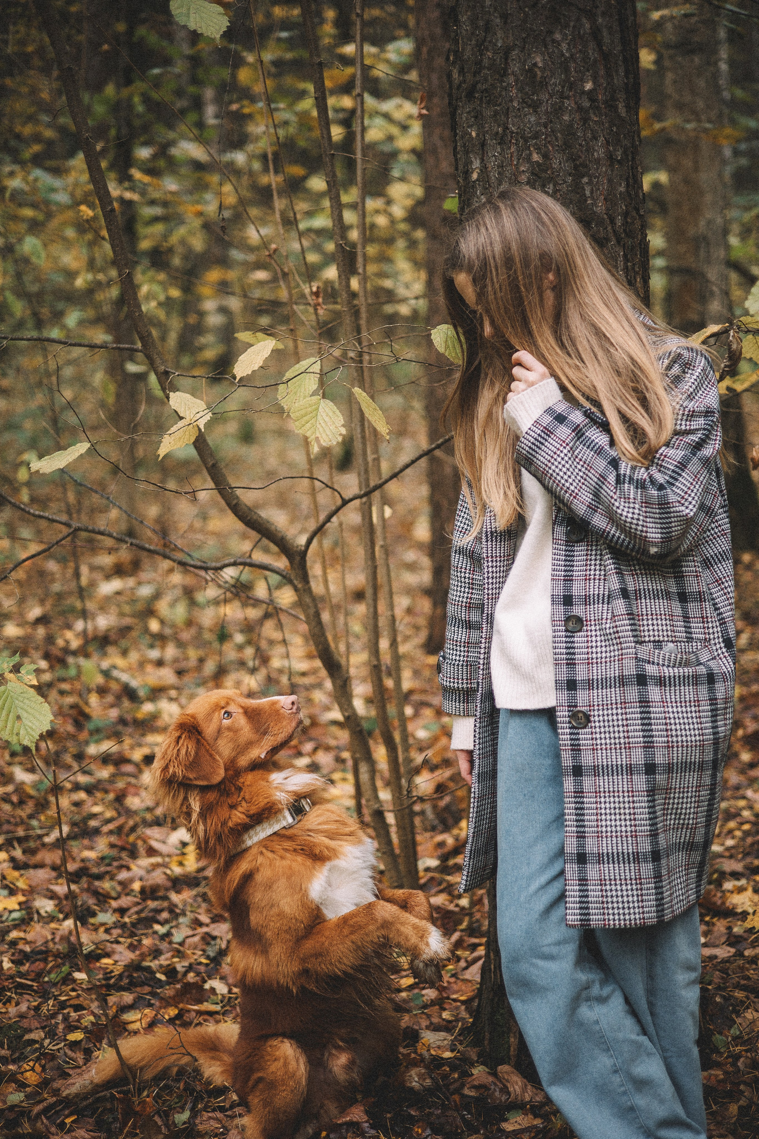 Алина и Бис. Фотограф-анималист Богданова Полина
