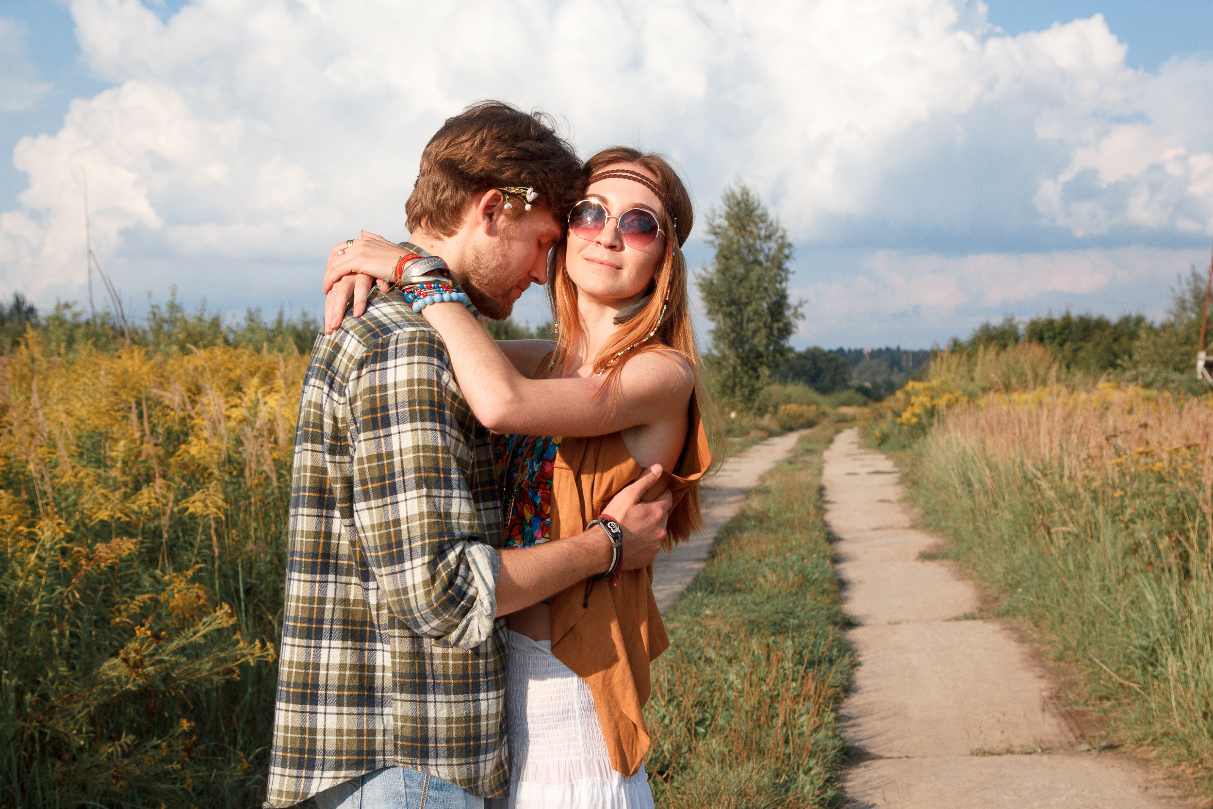 Фотосессия LOVE Story в стиле Хиппи All you need is Love
