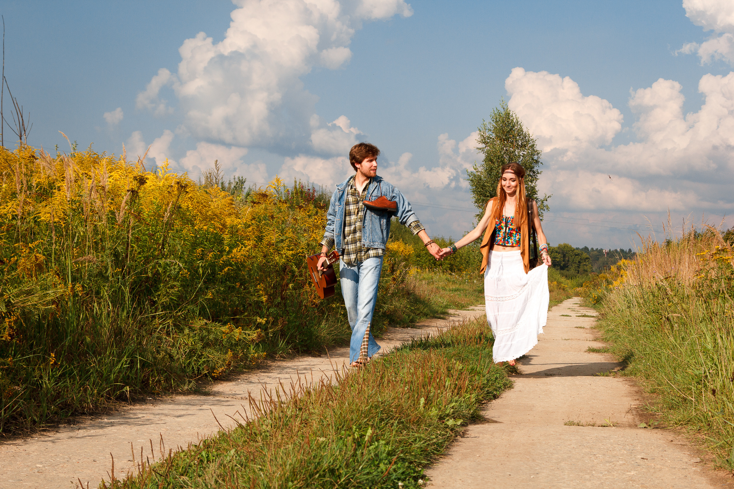 Фотосессия LOVE Story в стиле Хиппи All you need is Love