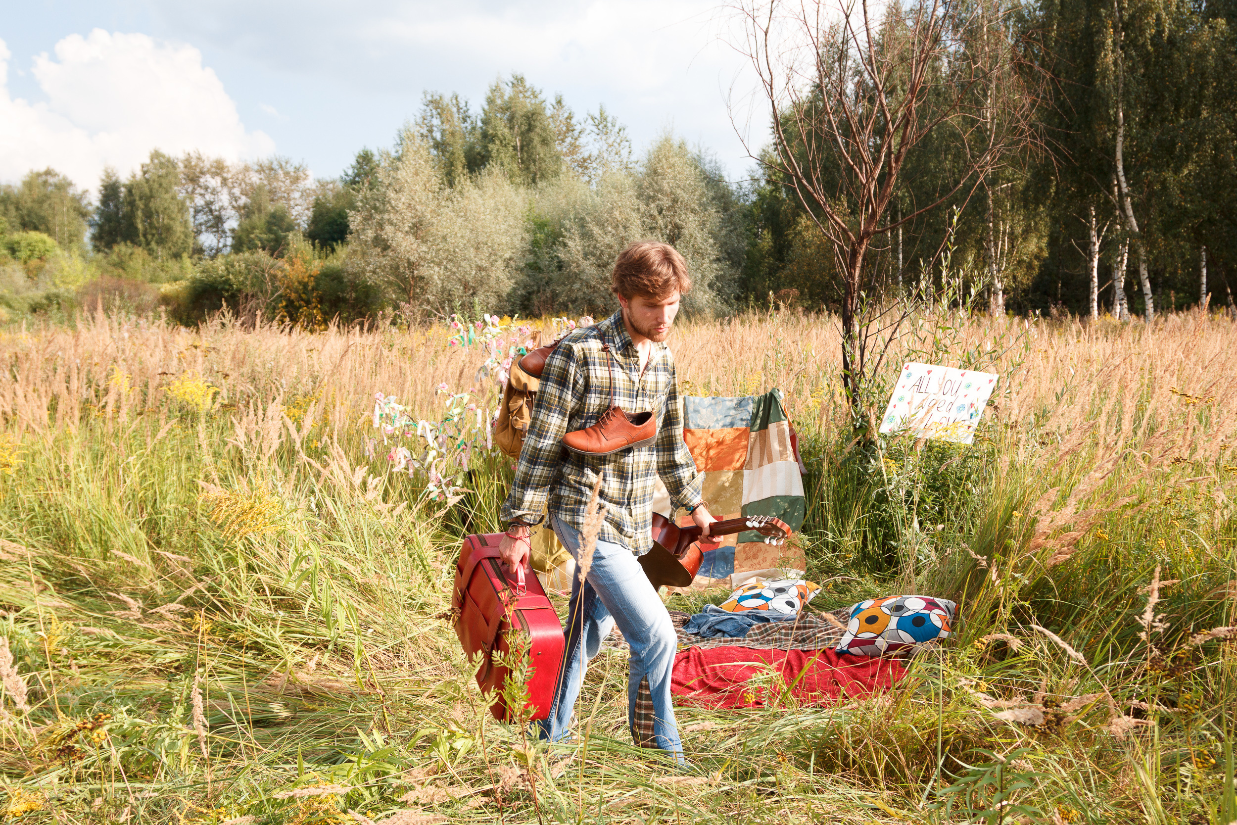 Фотосессия LOVE Story в стиле Хиппи All you need is Love