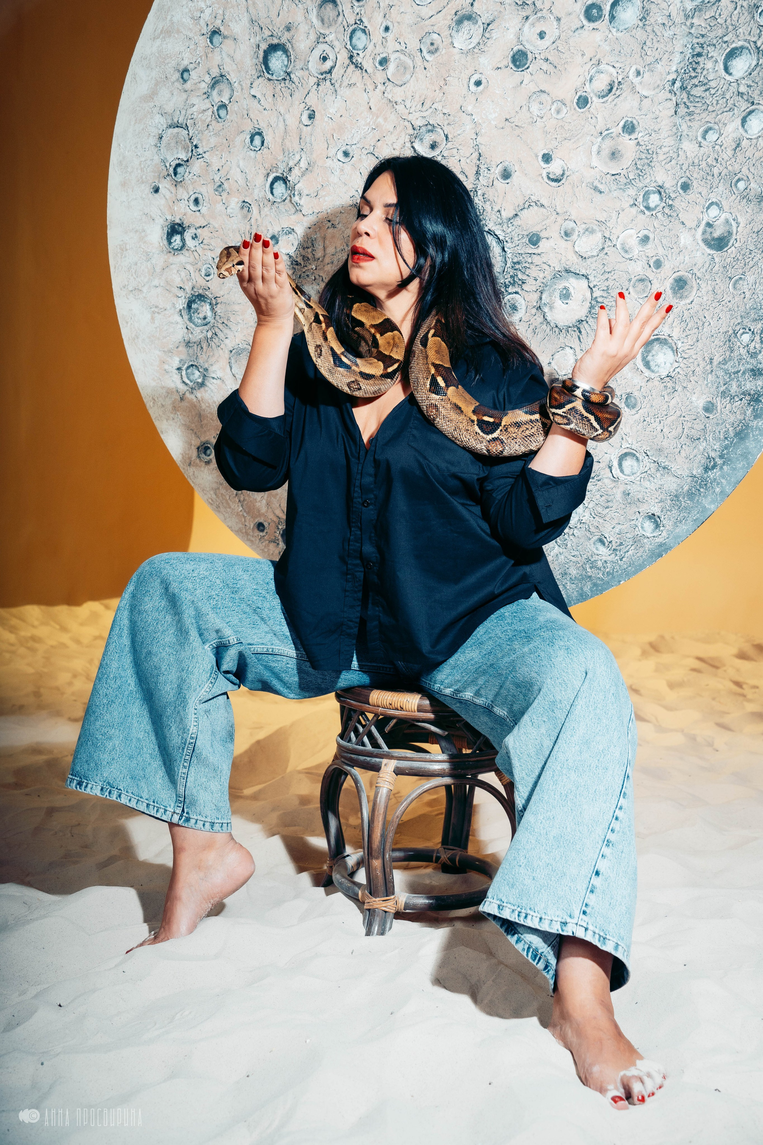 Новогодняя съемка с символом года для проекта Dolce Donna. Ваш фотограф в Санкт-Петербурге Анна Просвирина