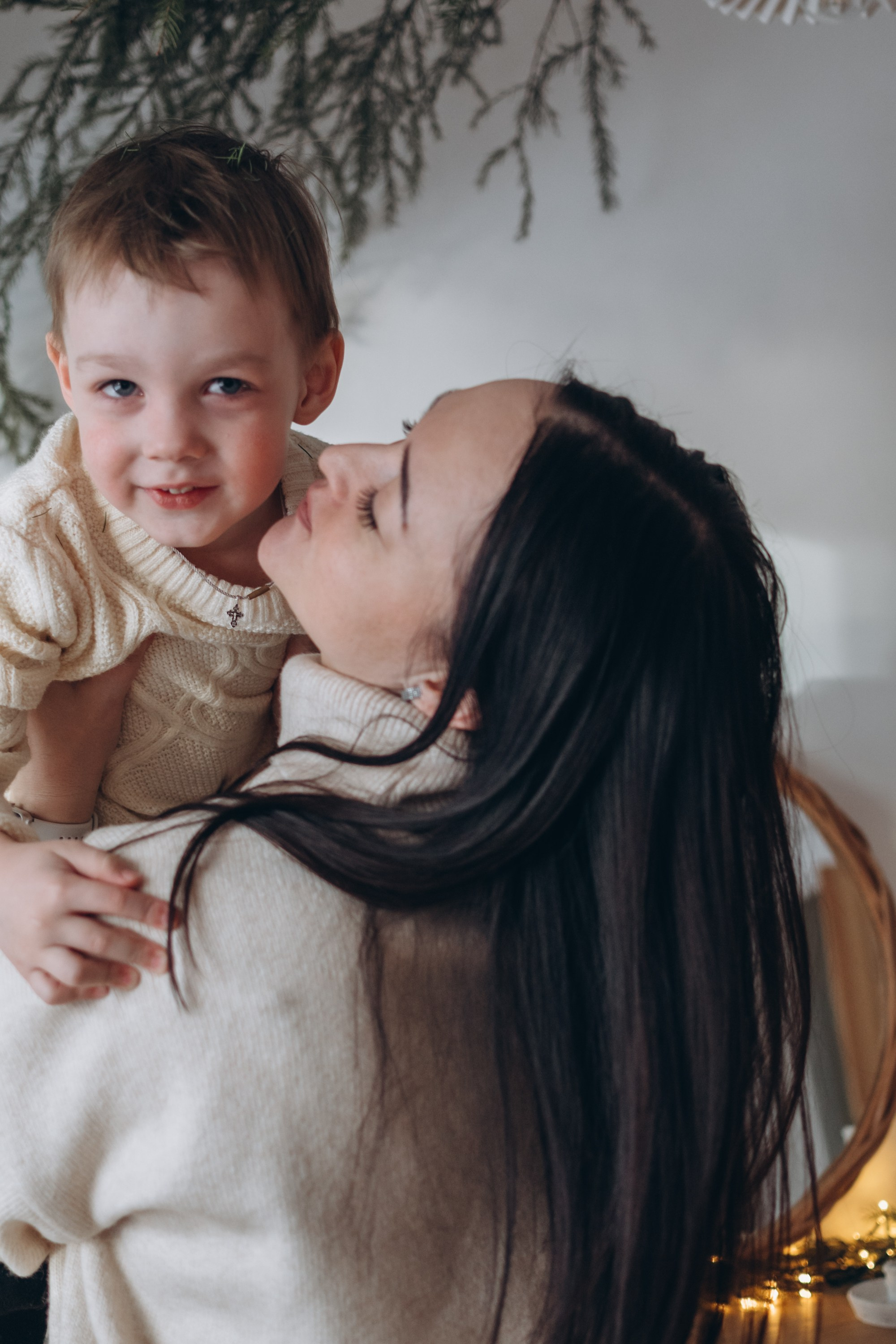 Новогодняя съемка Ольги с семьей. Семейный фотограф в Тюмени Ксения Мязитова