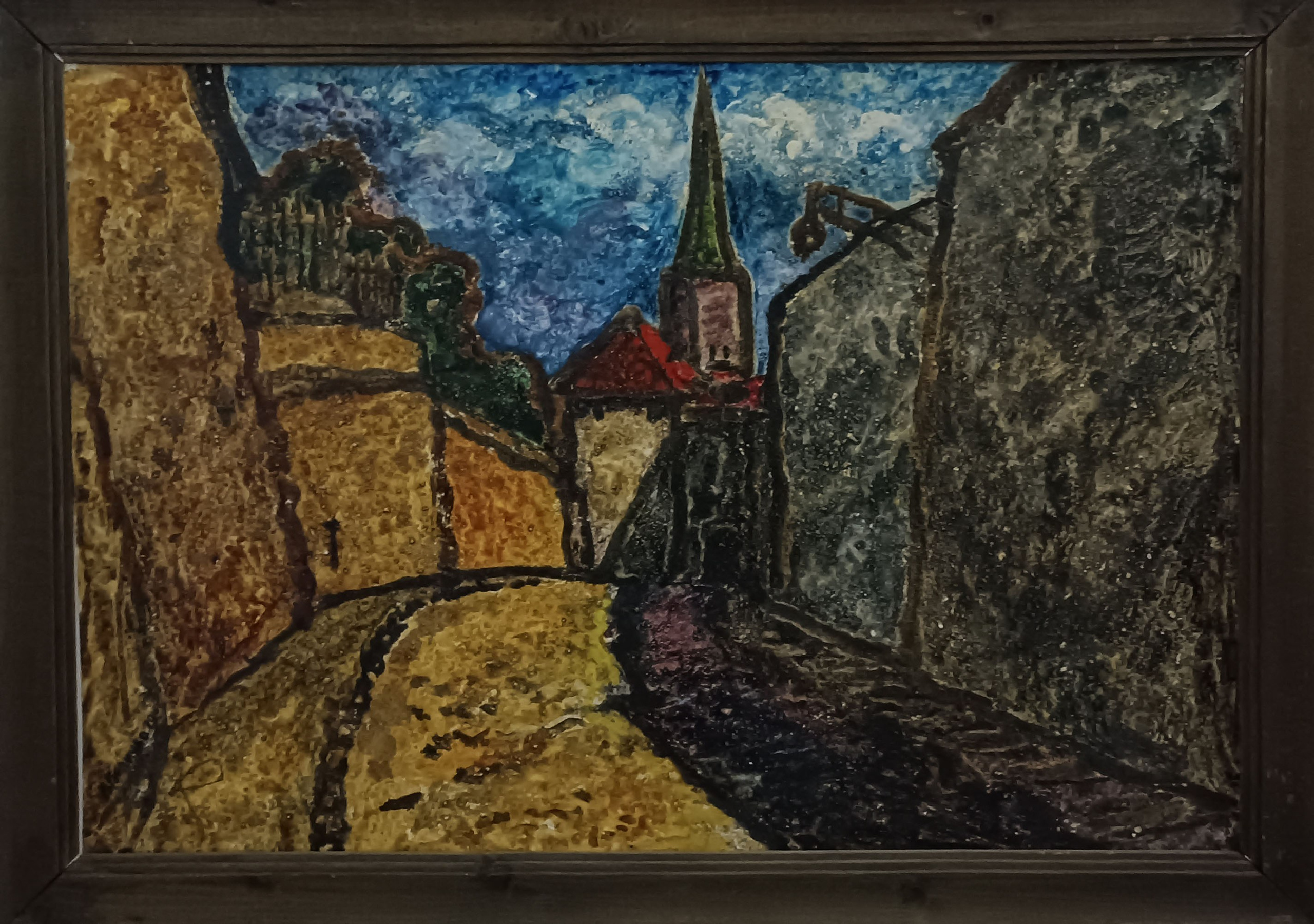 «В Таллинне» 1972 год. Художник Величко Вадим Семёнович