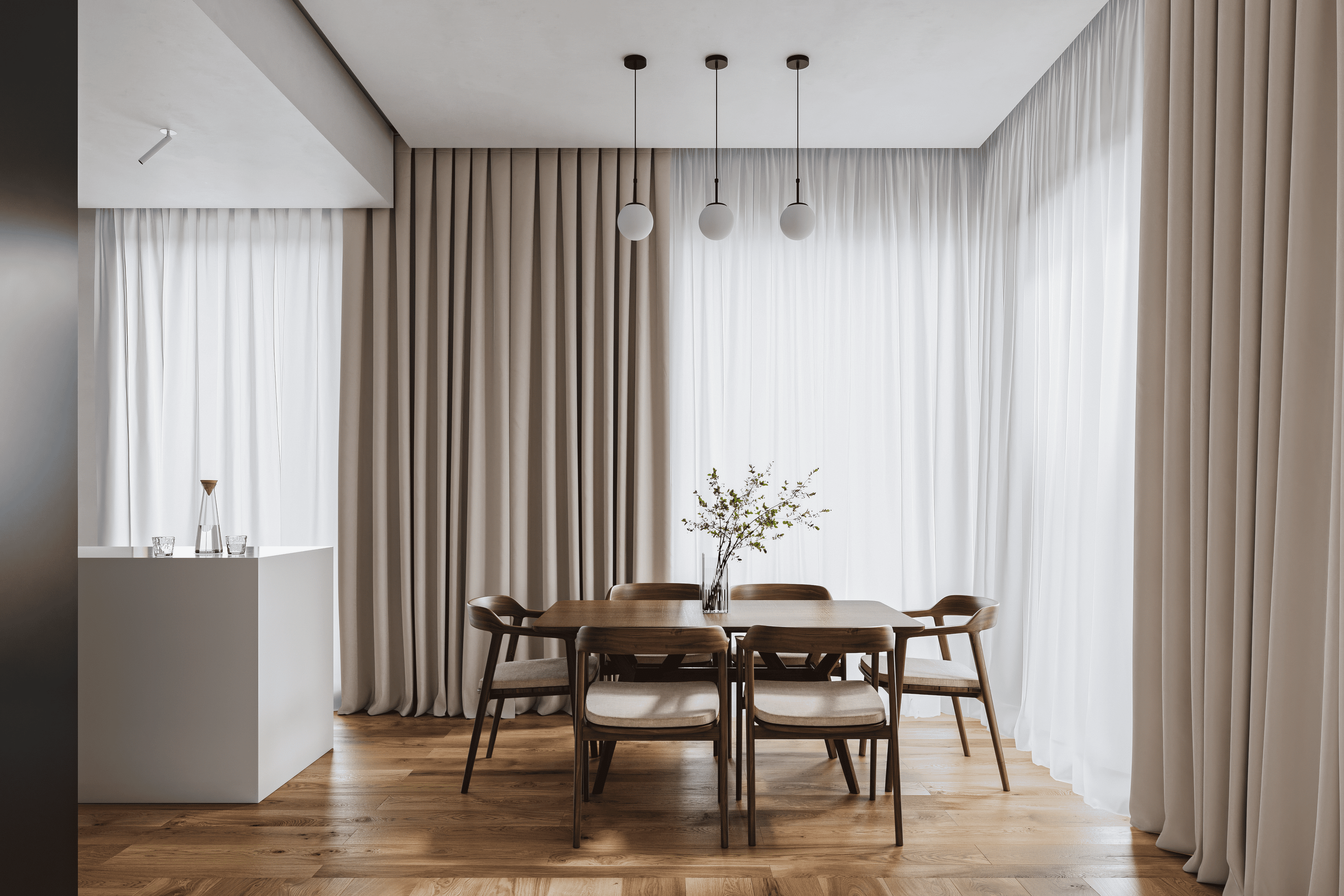 Project 04 · Kitchen Space. Navet3D — визуализация пространства и света