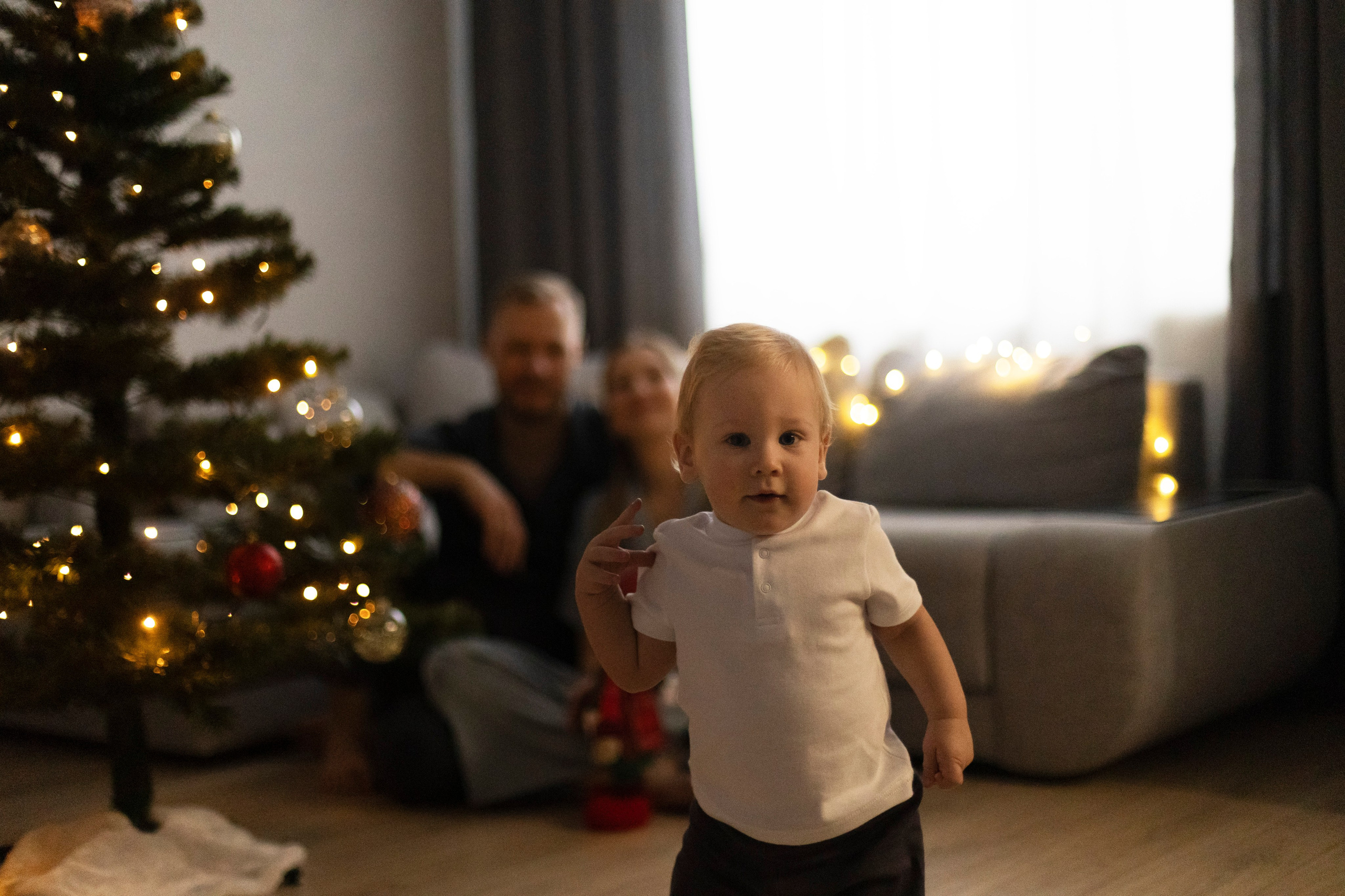 Домашняя новогодняя фотосессия. Семейный и портретный фотограф в Москве Елена Флегант
