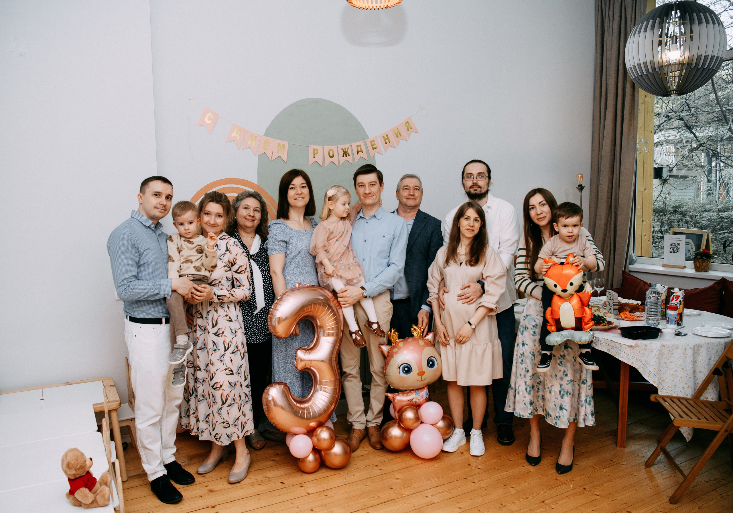 День рождения Анны Павловны. Фотограф на выписку из роддома в Москве и МО