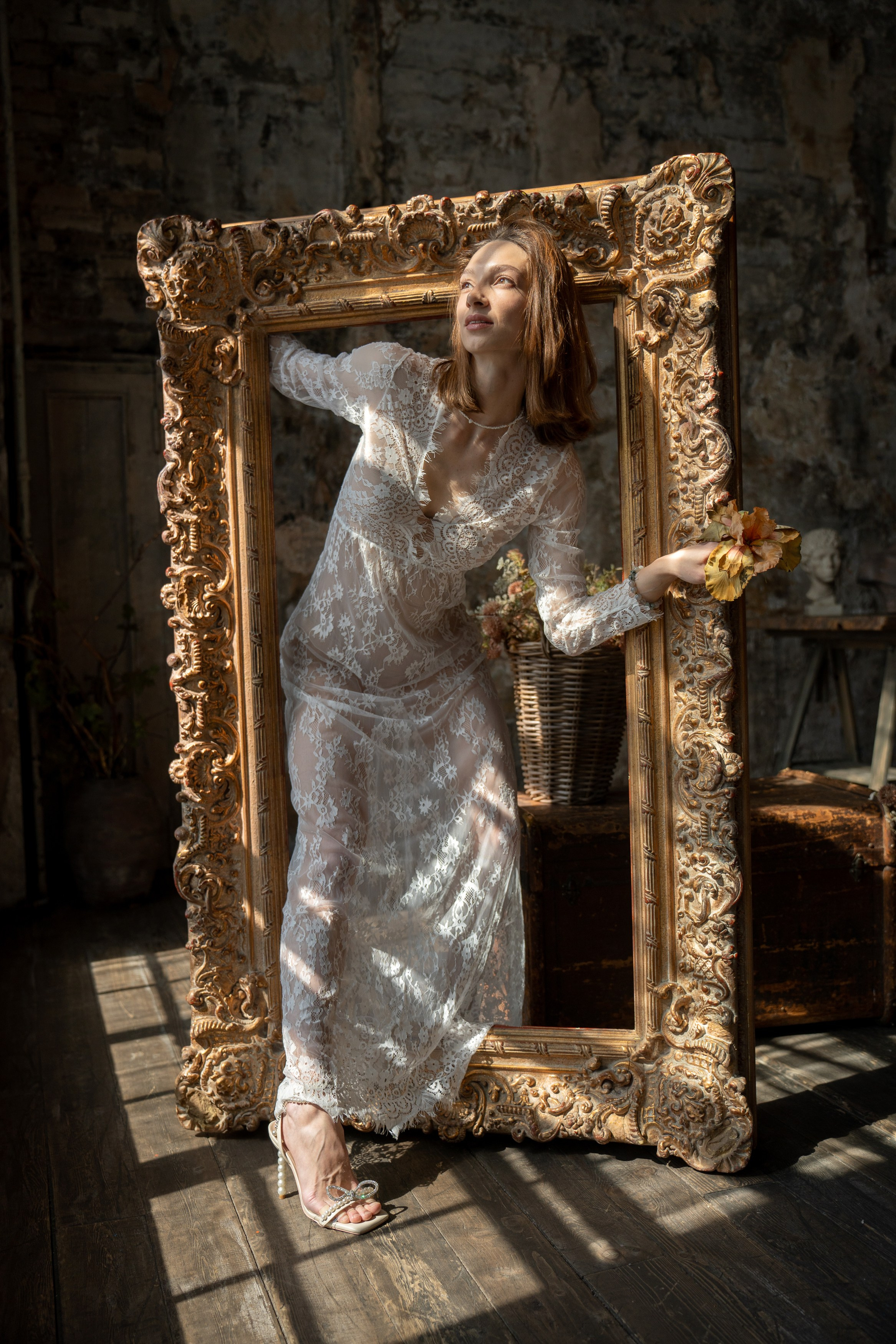 Женская съемка в студии. Портретный фотограф Олеся Владимирова в Москве