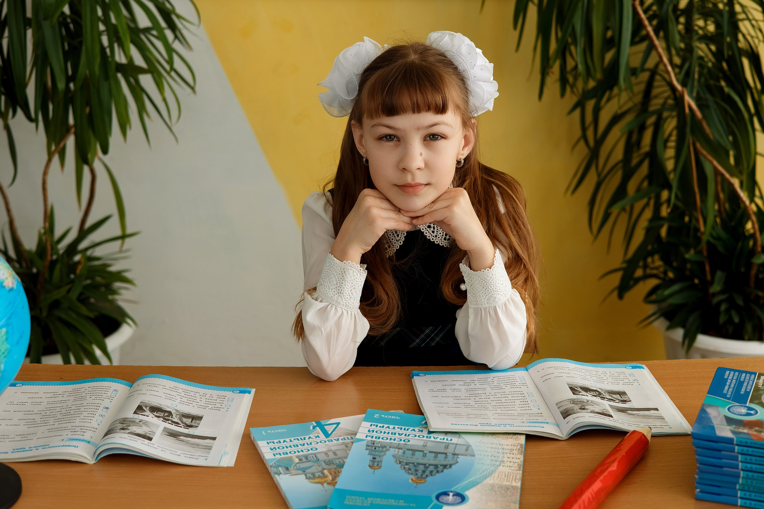 4 класс с. Барабаш. Фотограф Любовь Корниенко, Примоский край