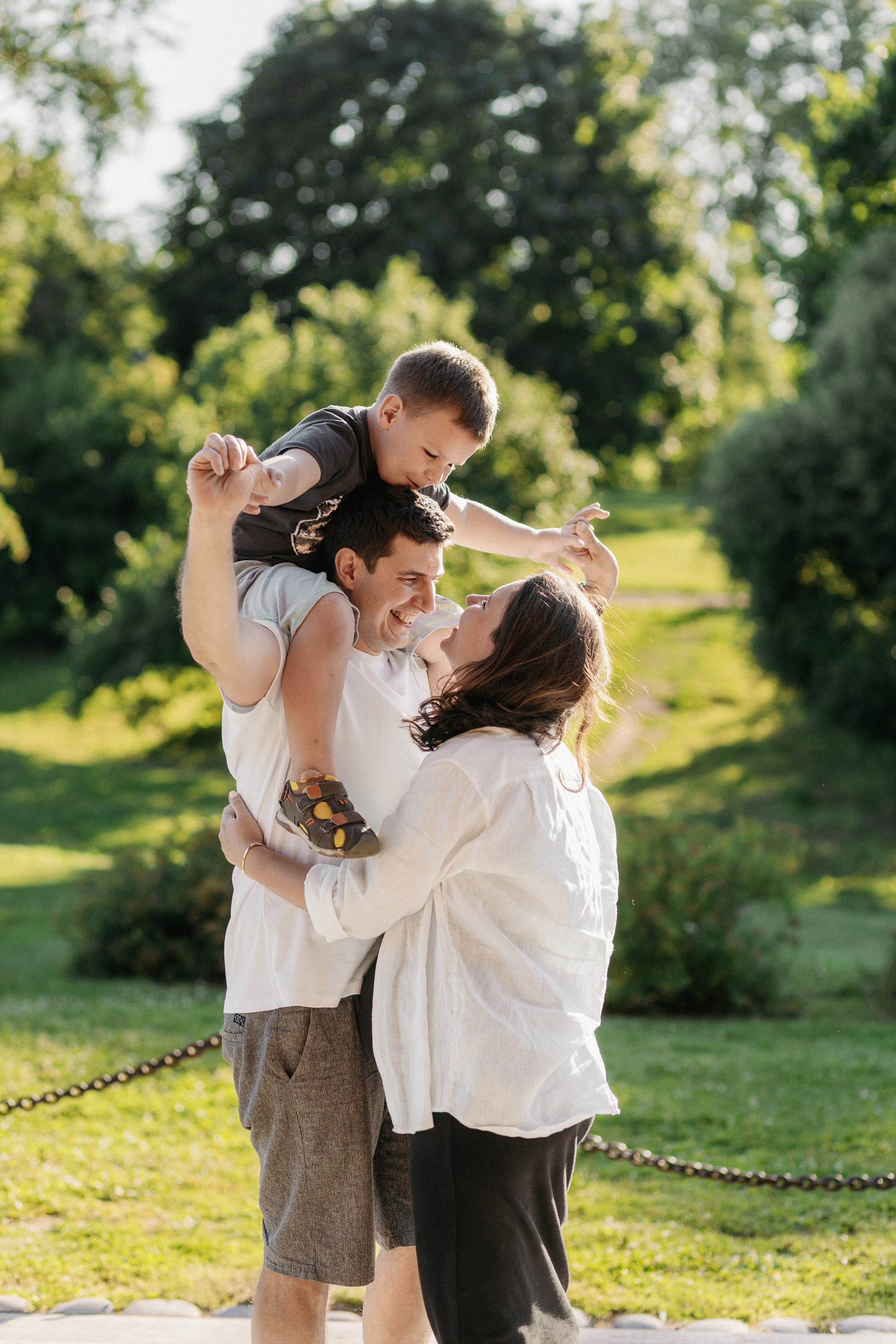 Семейная фотосессия в парке Коломенское. Портретный и семейный фотограф в Москве Мария Рослякова