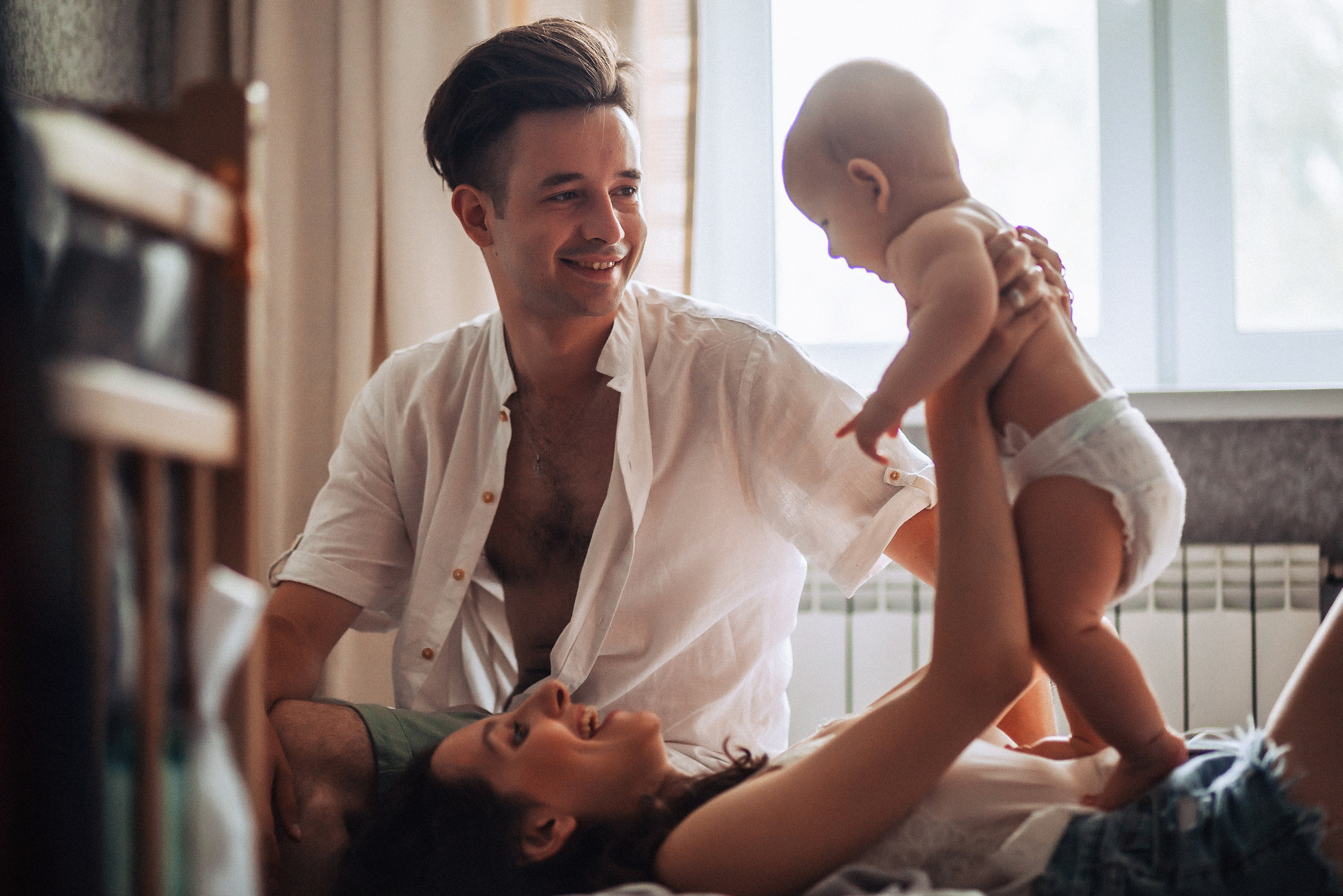 Домашняя съемка для Ксюши Жоры и Лёвы. Мария Стеклова контент фотограф и семейный фотограф в Омске и Тюмени