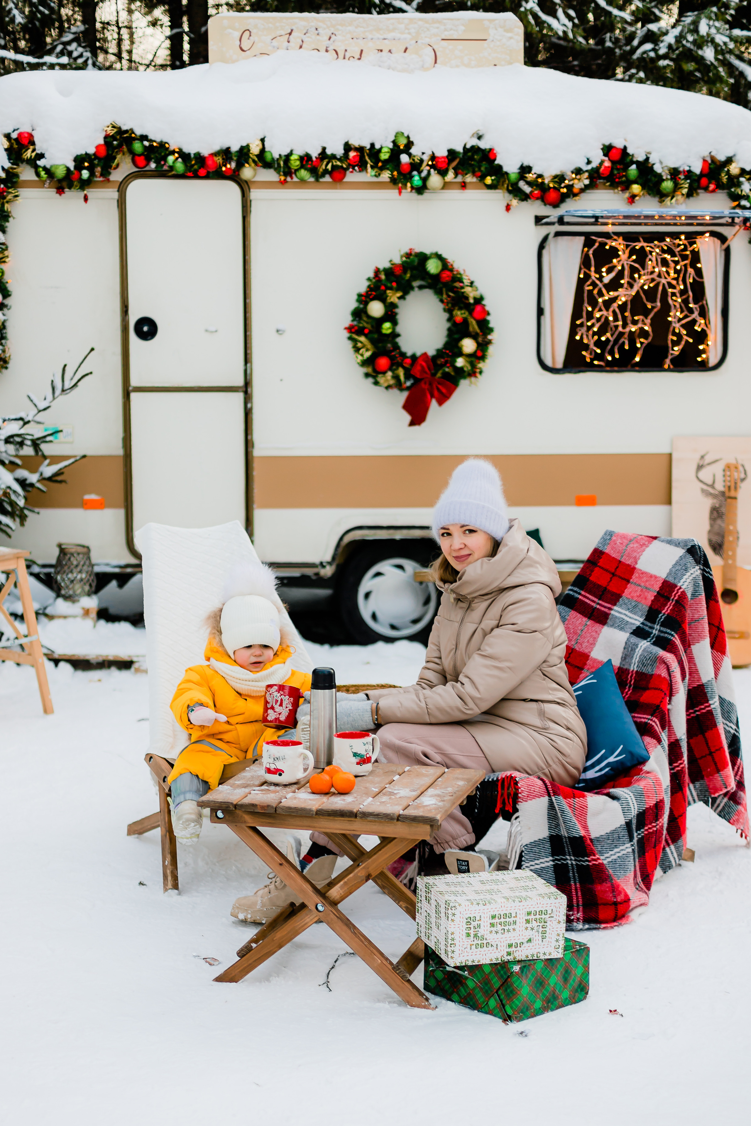 Новогодний автобус. Семейный и свадебный фотограф в Чебоксарах и Новочебоксарске Ирина Юрь