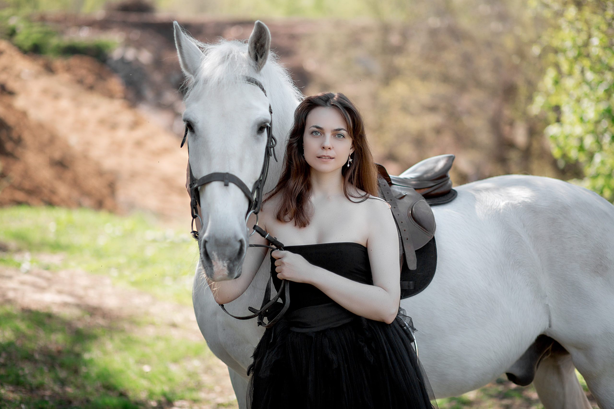 Фотосессия Марии с Воробьем. Фотосессия с лошадьми в Нижнем Новгороде