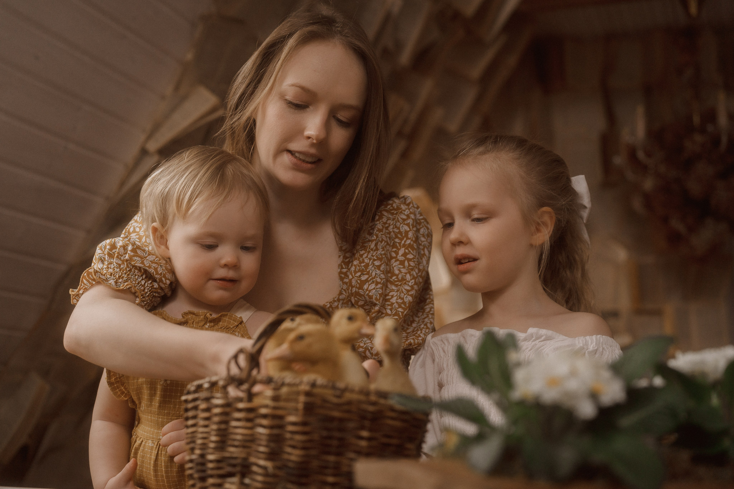 Семейная фотосессия г. Пушкино. Николь, Мия и Александра. Семейный и детский фотограф в Сергиев Посаде, Хотьково Якимчук Любовь