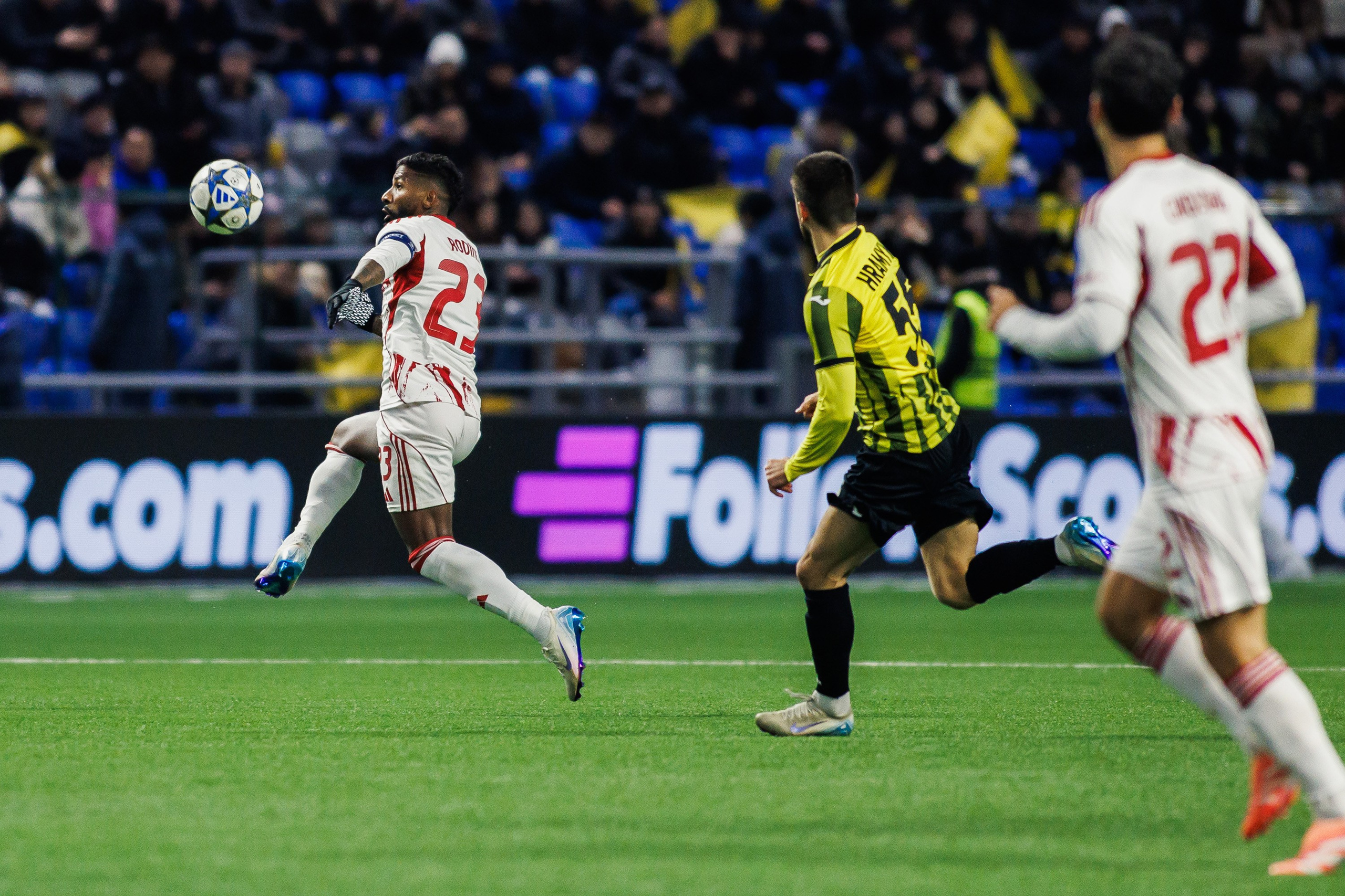 UEFA Champions League 25/26 Kairat — Olympiacos. Photographer Danil Aykin